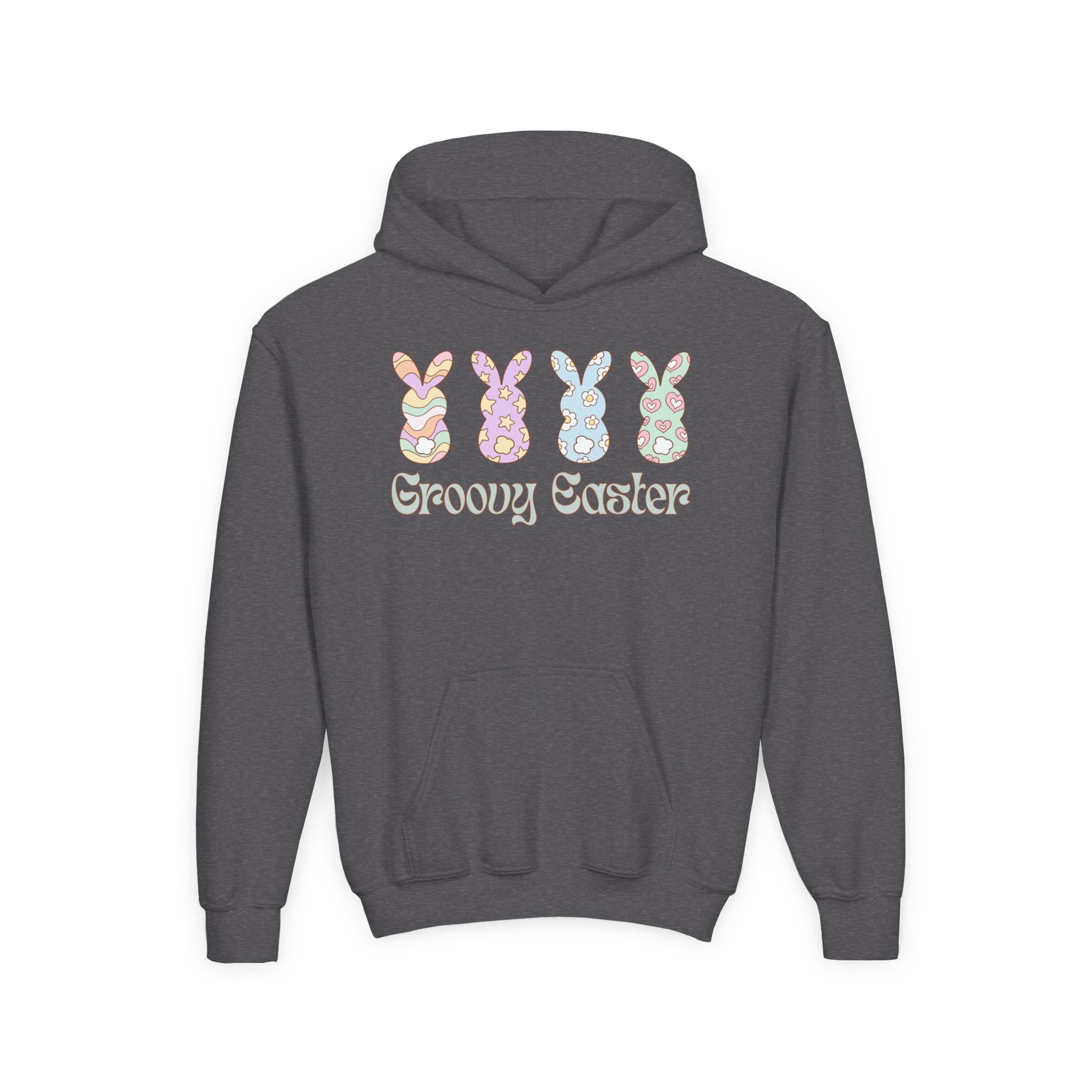 Groovy Easter Youth Hoodie | Holiday Fits