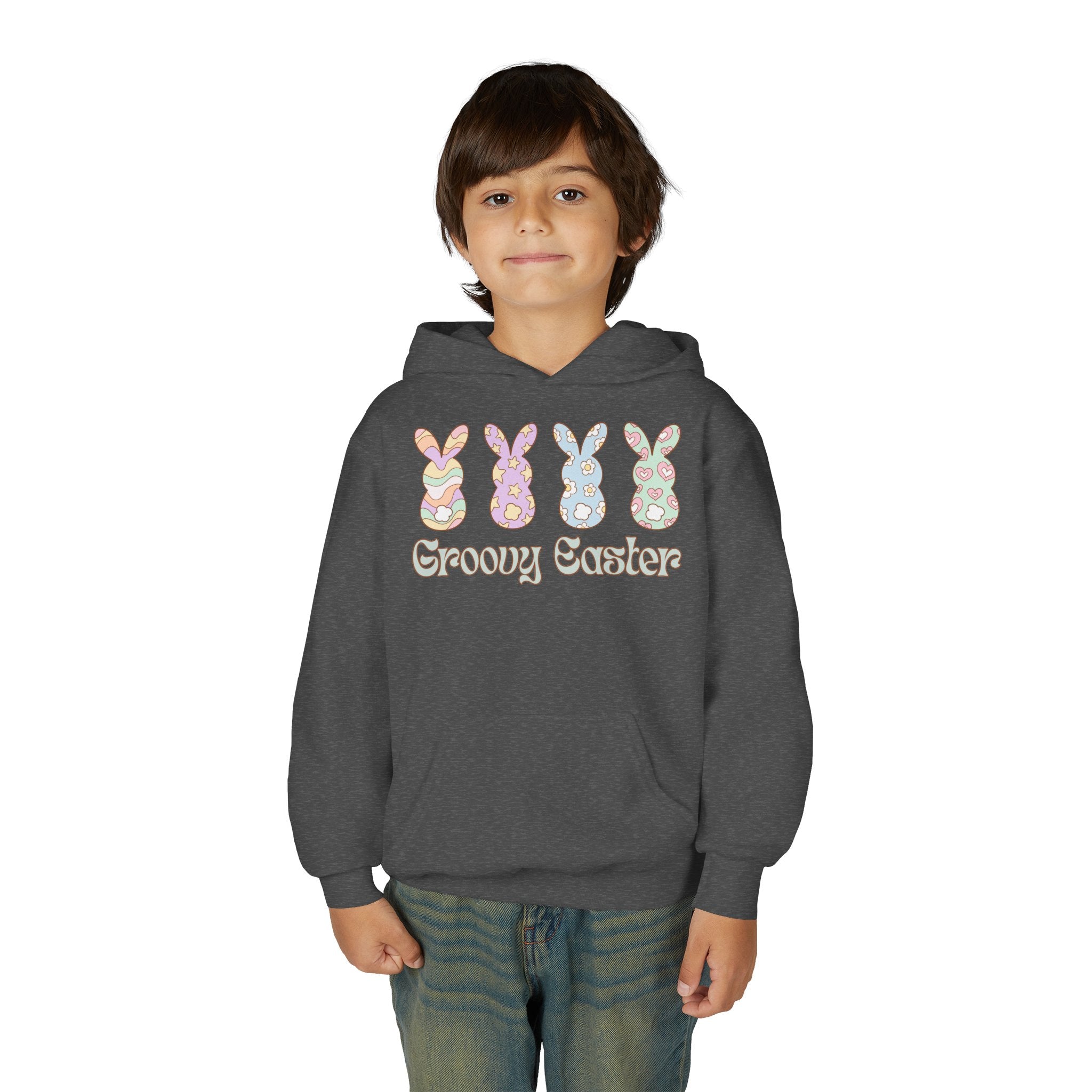 Groovy Easter Youth Hoodie | Holiday Fits
