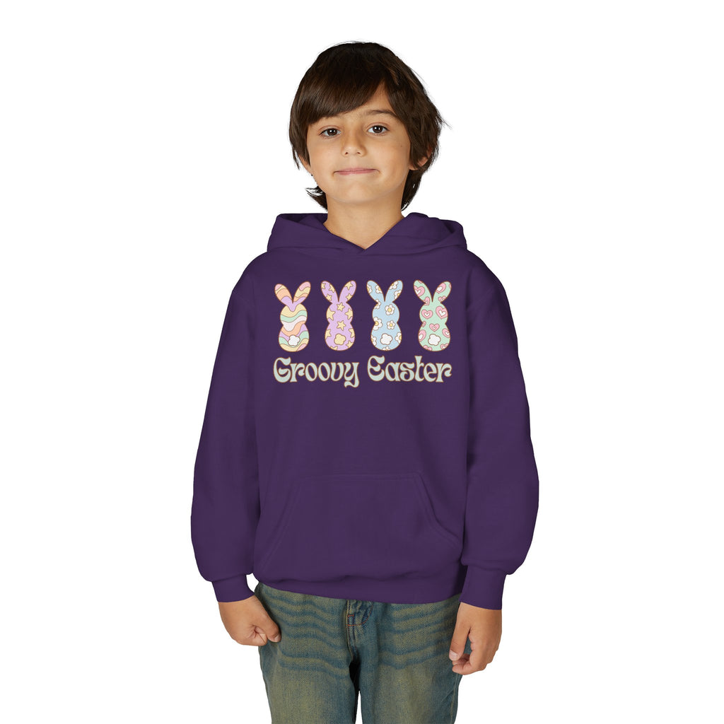 Groovy Easter Youth Hoodie | Holiday Fits
