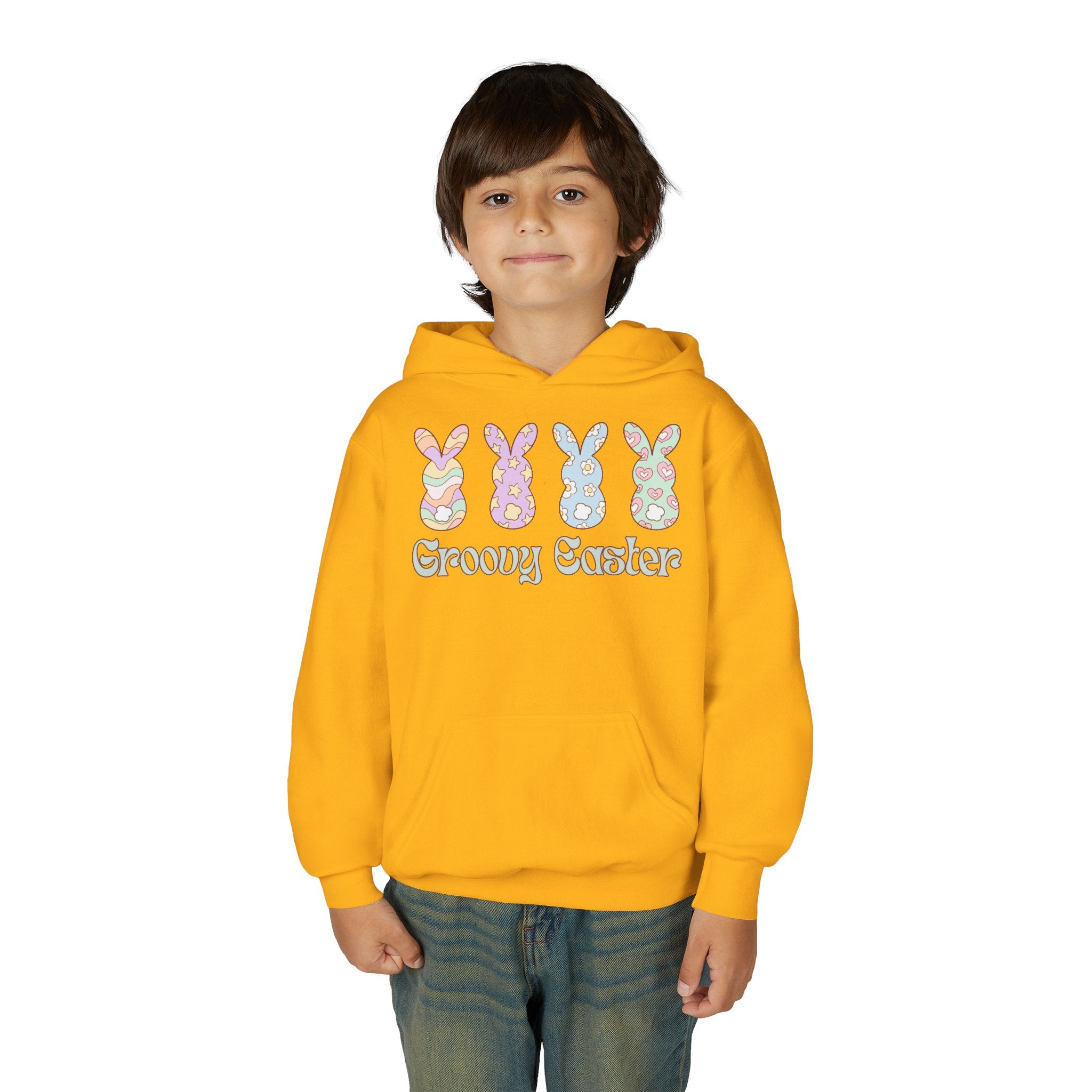 Groovy Easter Youth Hoodie | Holiday Fits