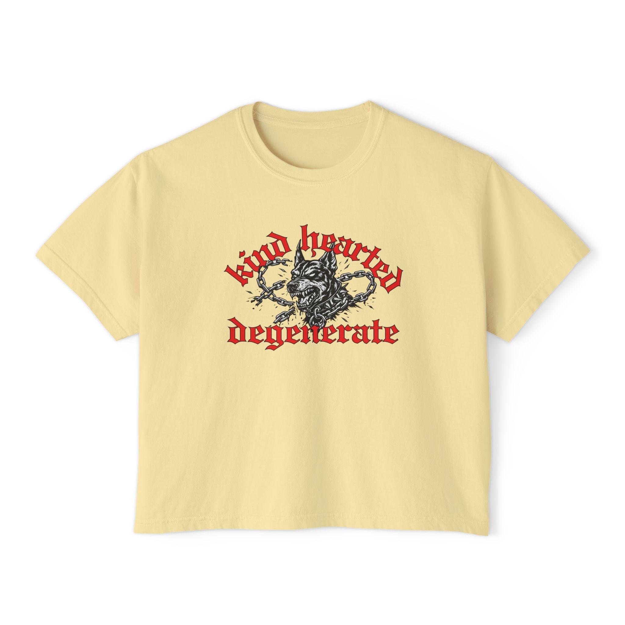 Kind Hearted Degenerate Crop Top | Statement Wear