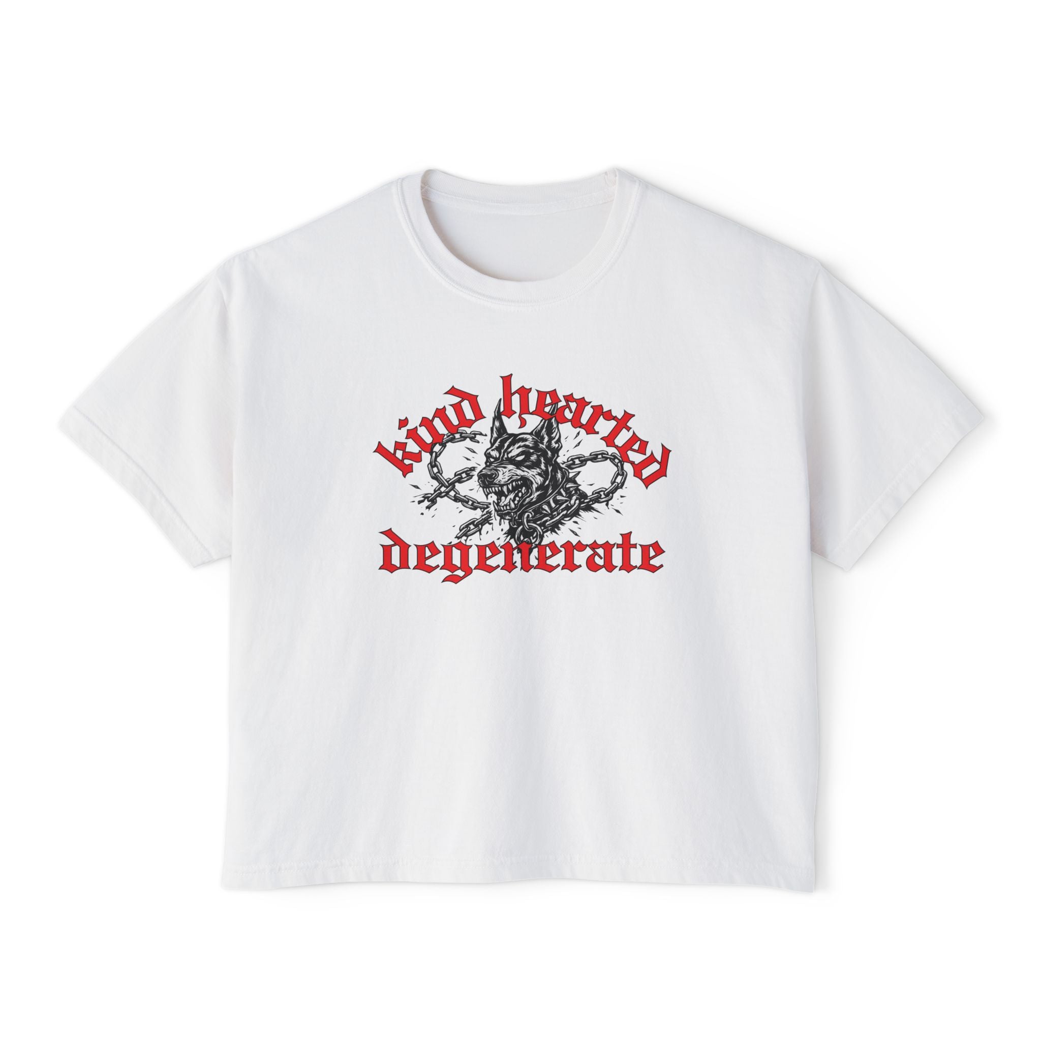 Kind Hearted Degenerate Crop Top | Statement Wear