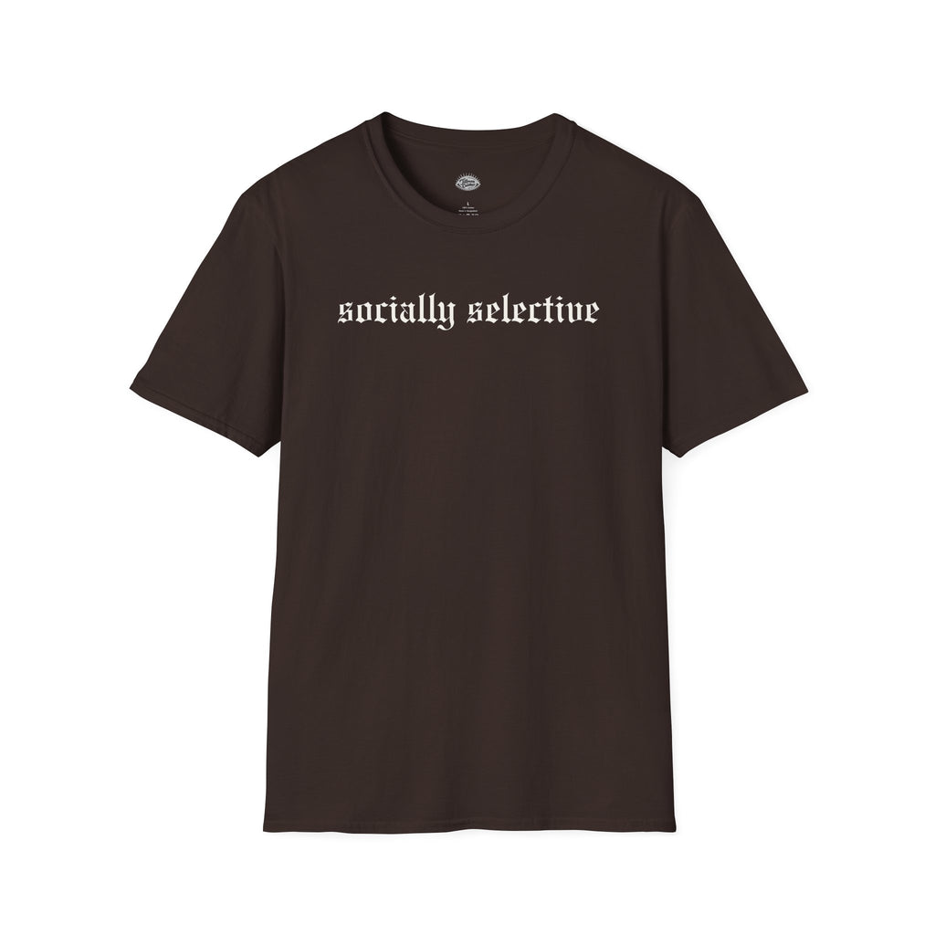 Socially Selective Tee | Statement Wear