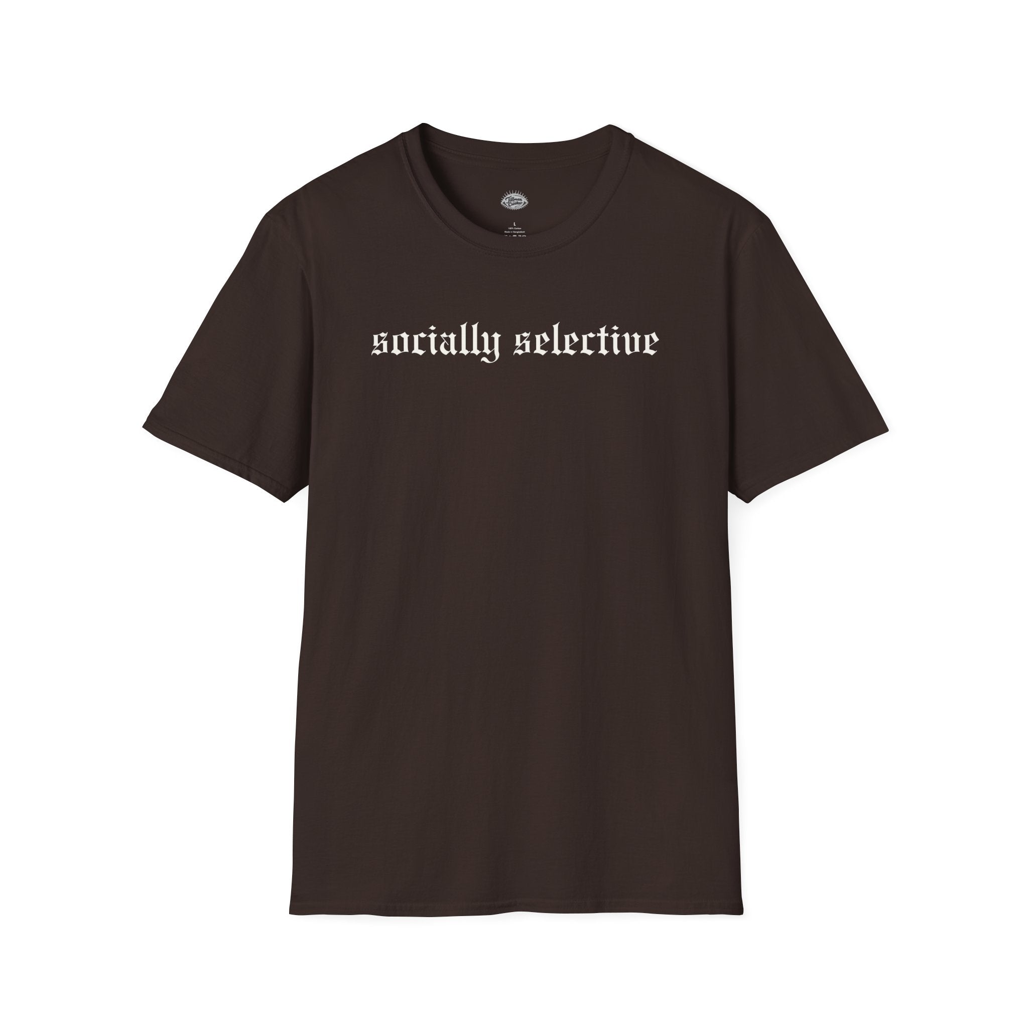 Socially Selective Tee | Statement Wear