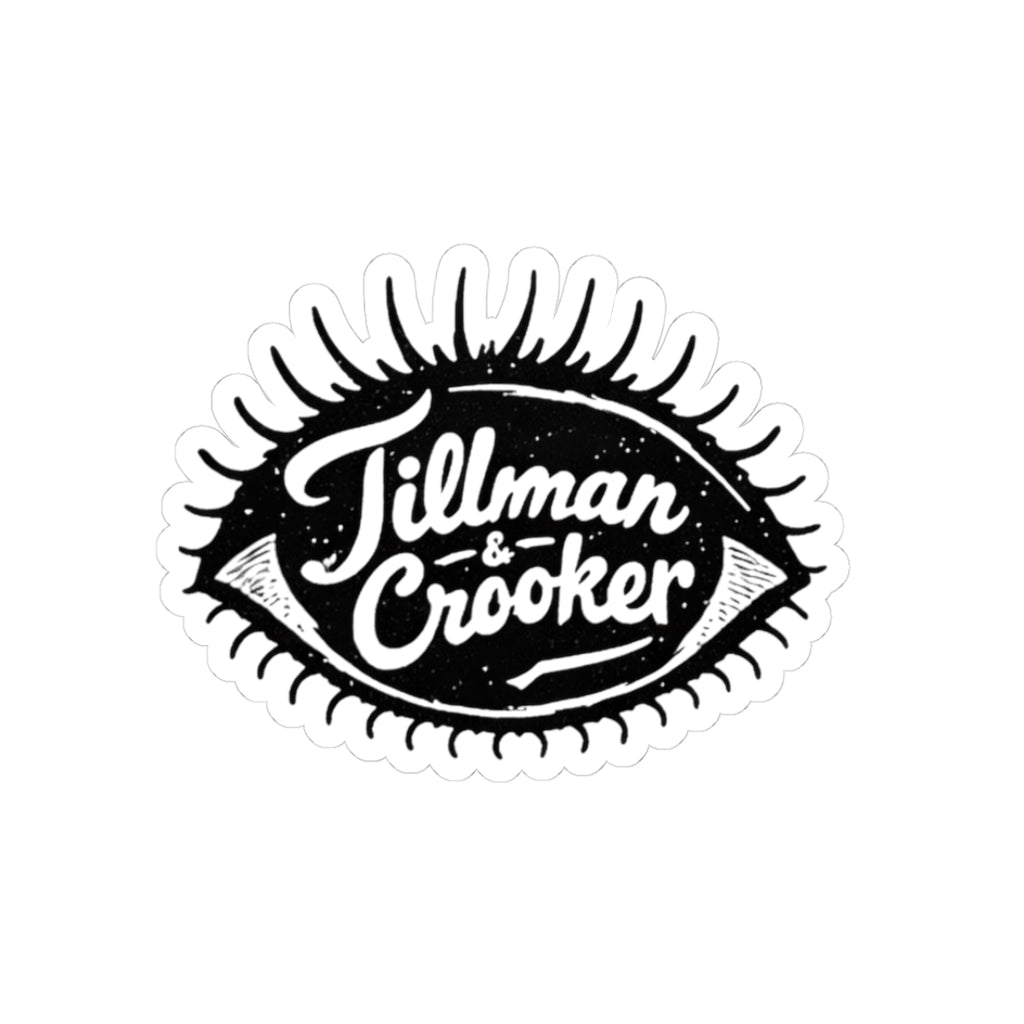 Tillman & Crooker Eye logo Sticker | Accessories