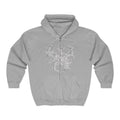 Metal Zip-up Embroidered Hoodie | Tillman Street Wear