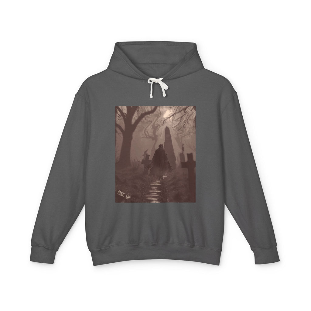 Foggy Cemetery Graphic Hoodie | Rise Up Active Wear