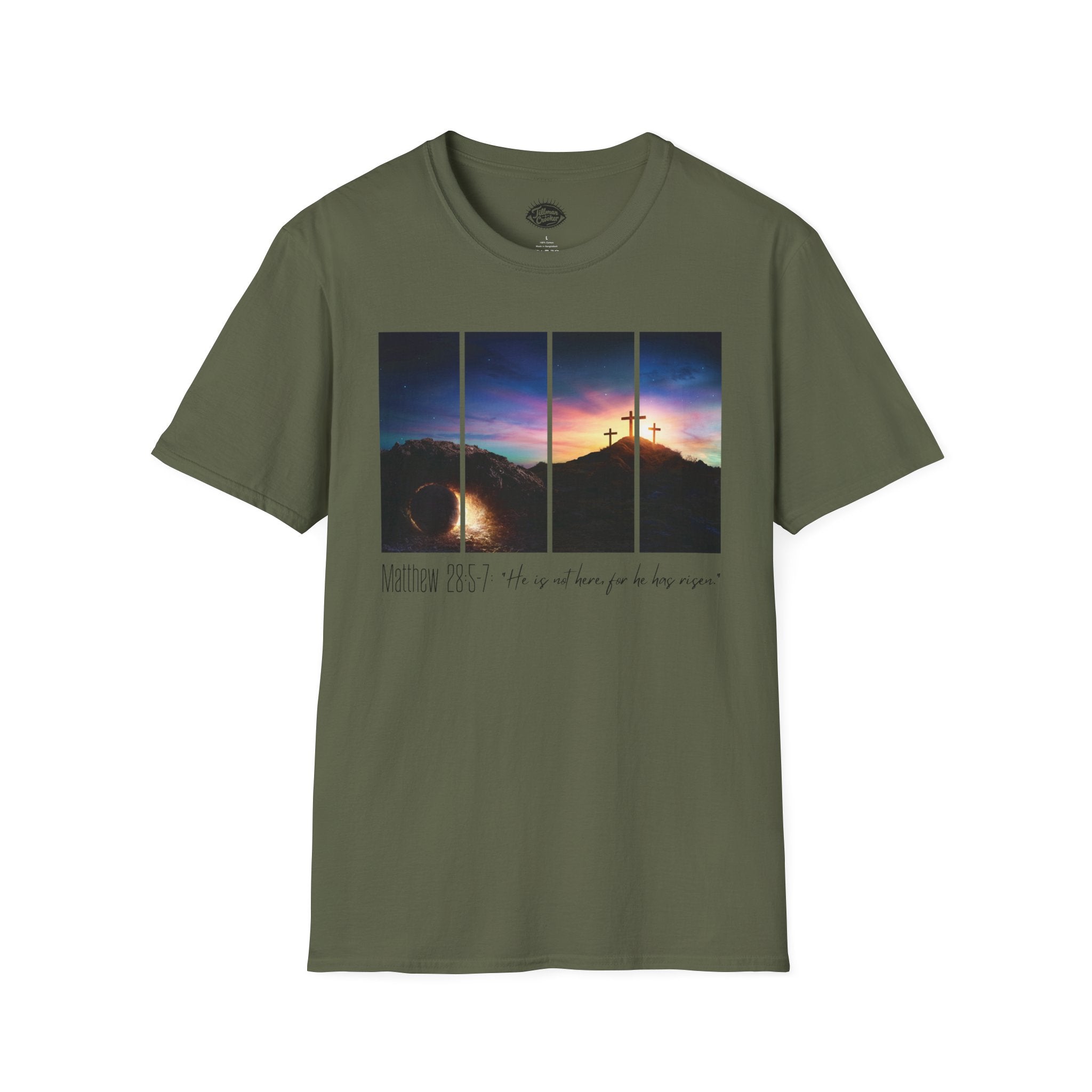 Easter "He is Risen" tee | Holiday Fits