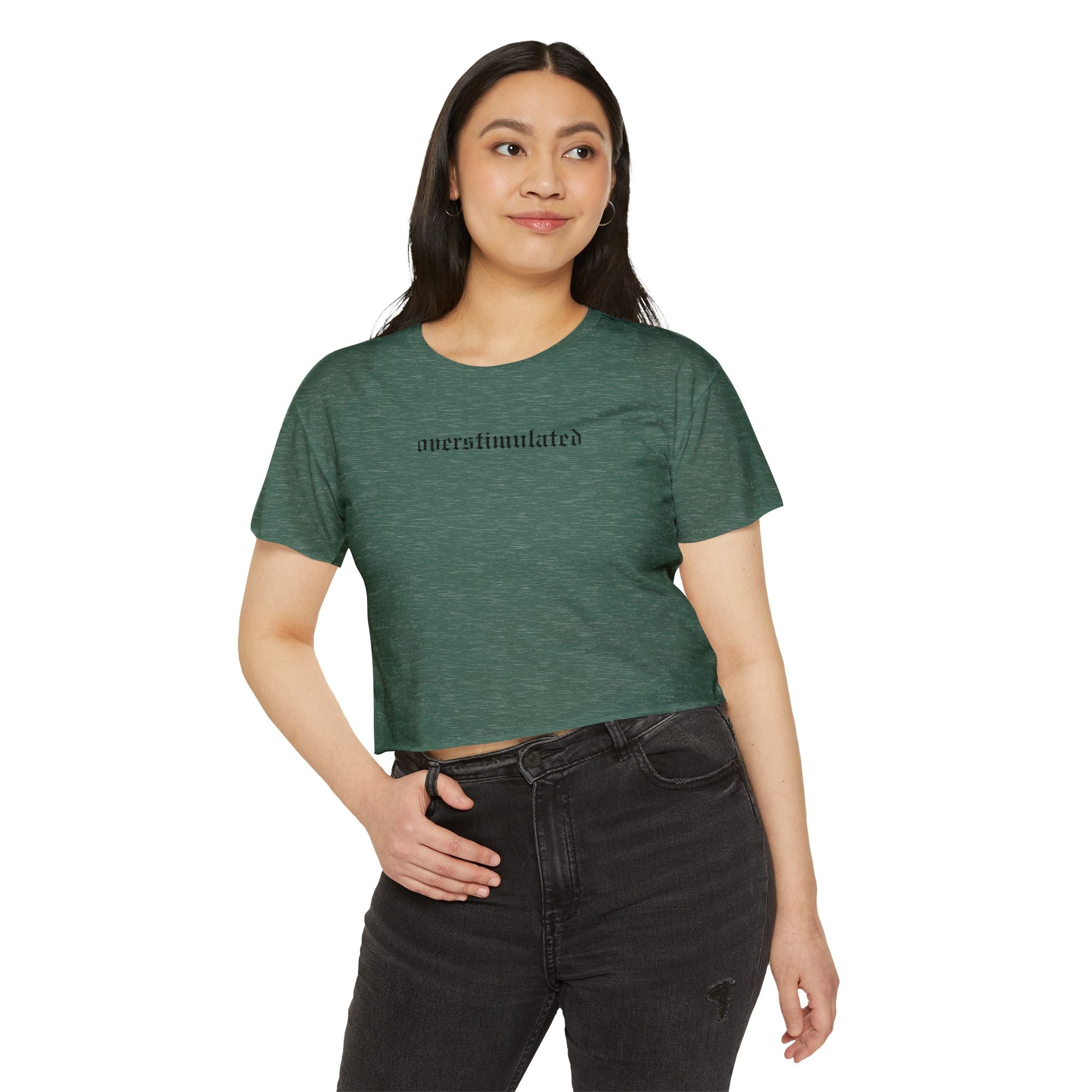 Overstimulated Crop Top | Statement Wear