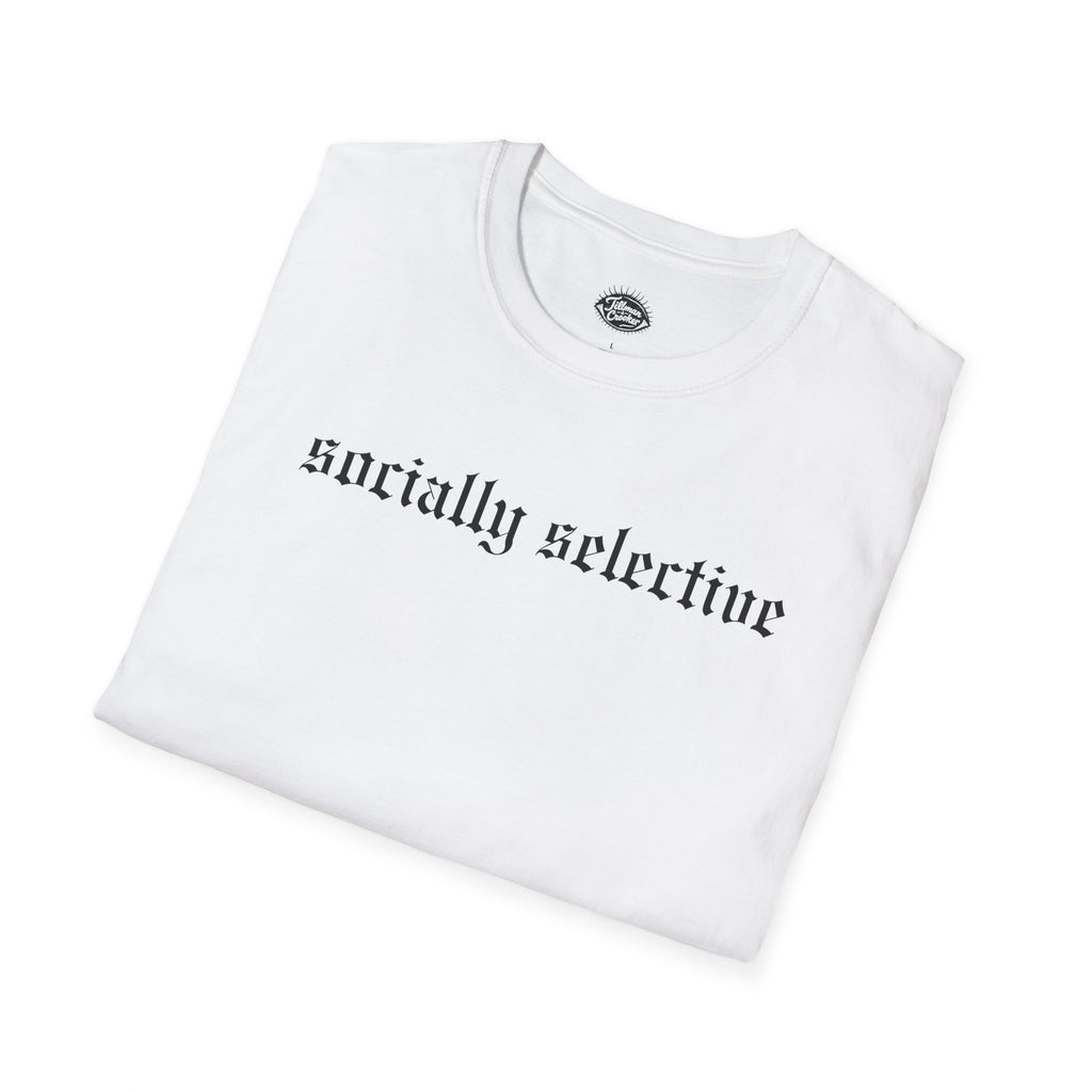 Socially Selective Tee | Statement Wear