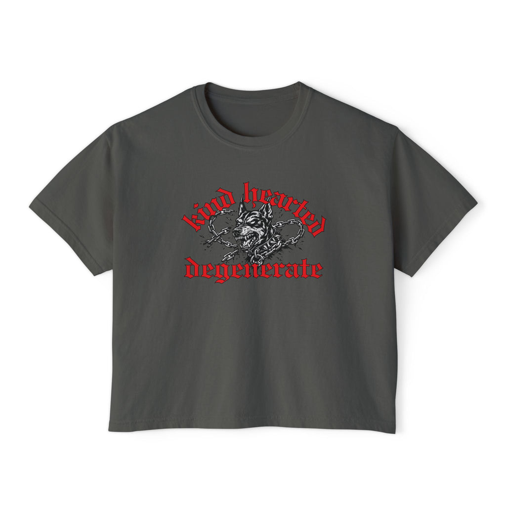 Kind Hearted Degenerate Crop Top | Statement Wear