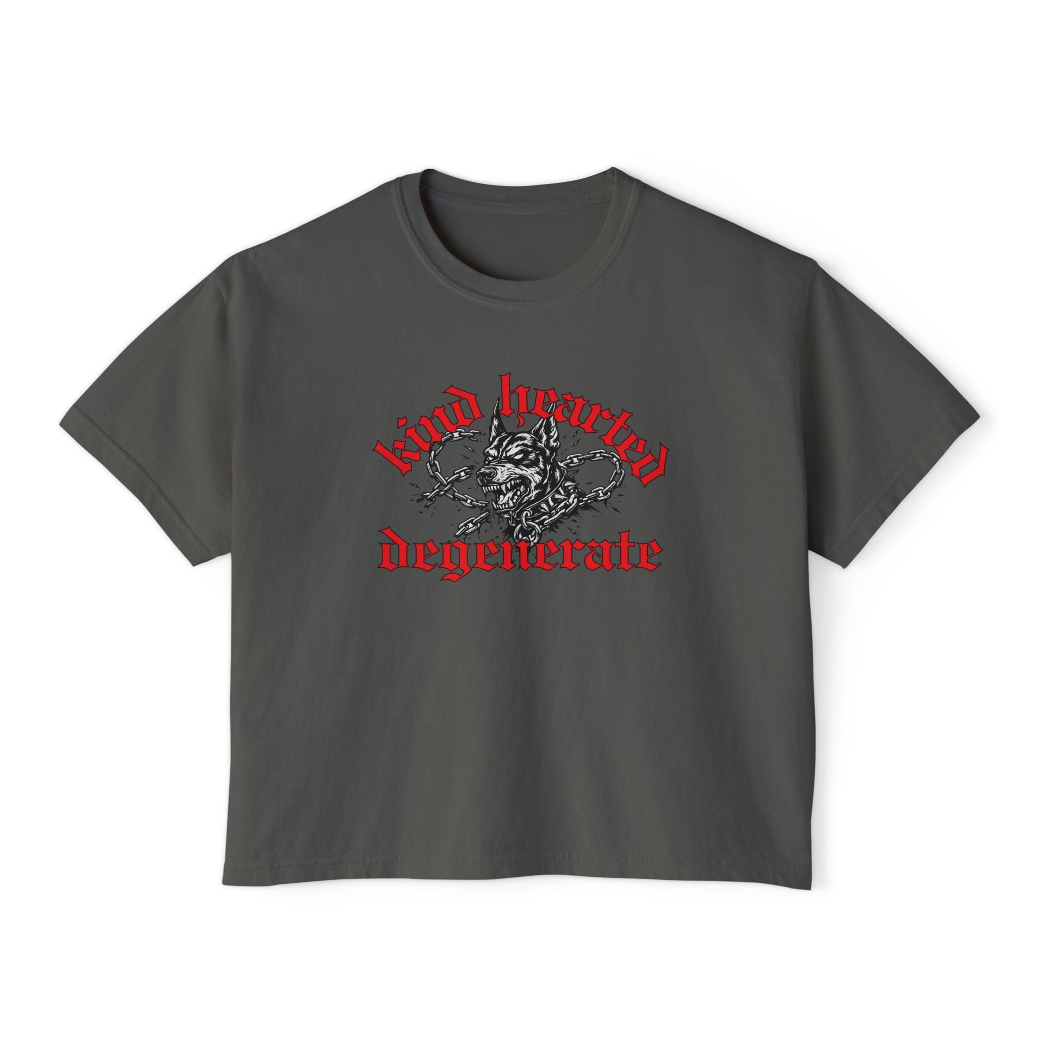 Kind Hearted Degenerate Crop Top | Statement Wear