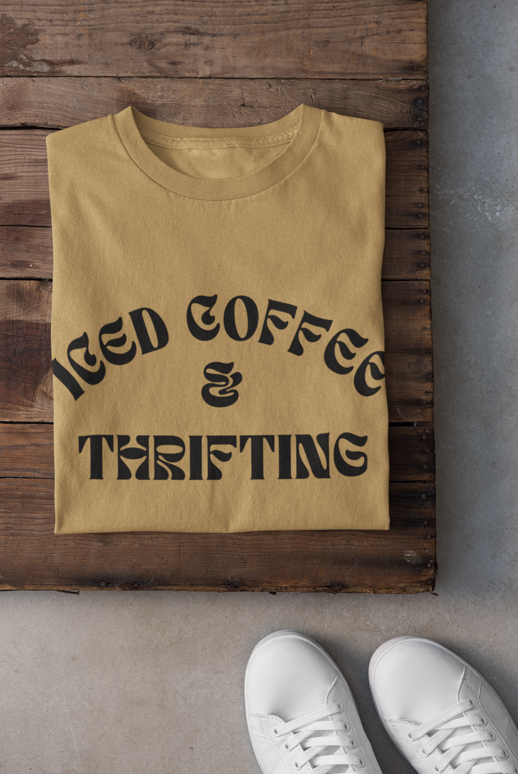 Iced Coffee & Thrifting Tee | Statement Wear