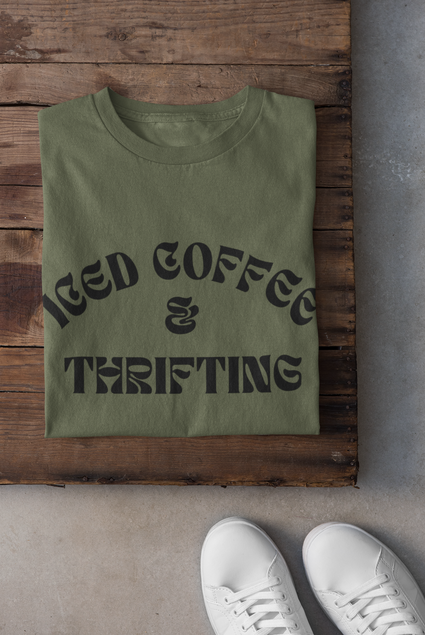 Iced Coffee & Thrifting Tee | Statement Wear