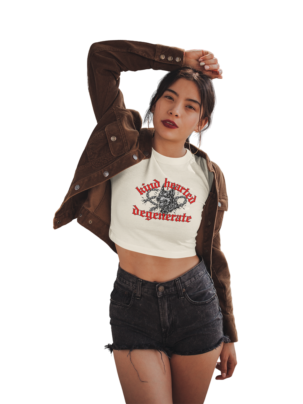 Kind Hearted Degenerate Crop Top | Statement Wear