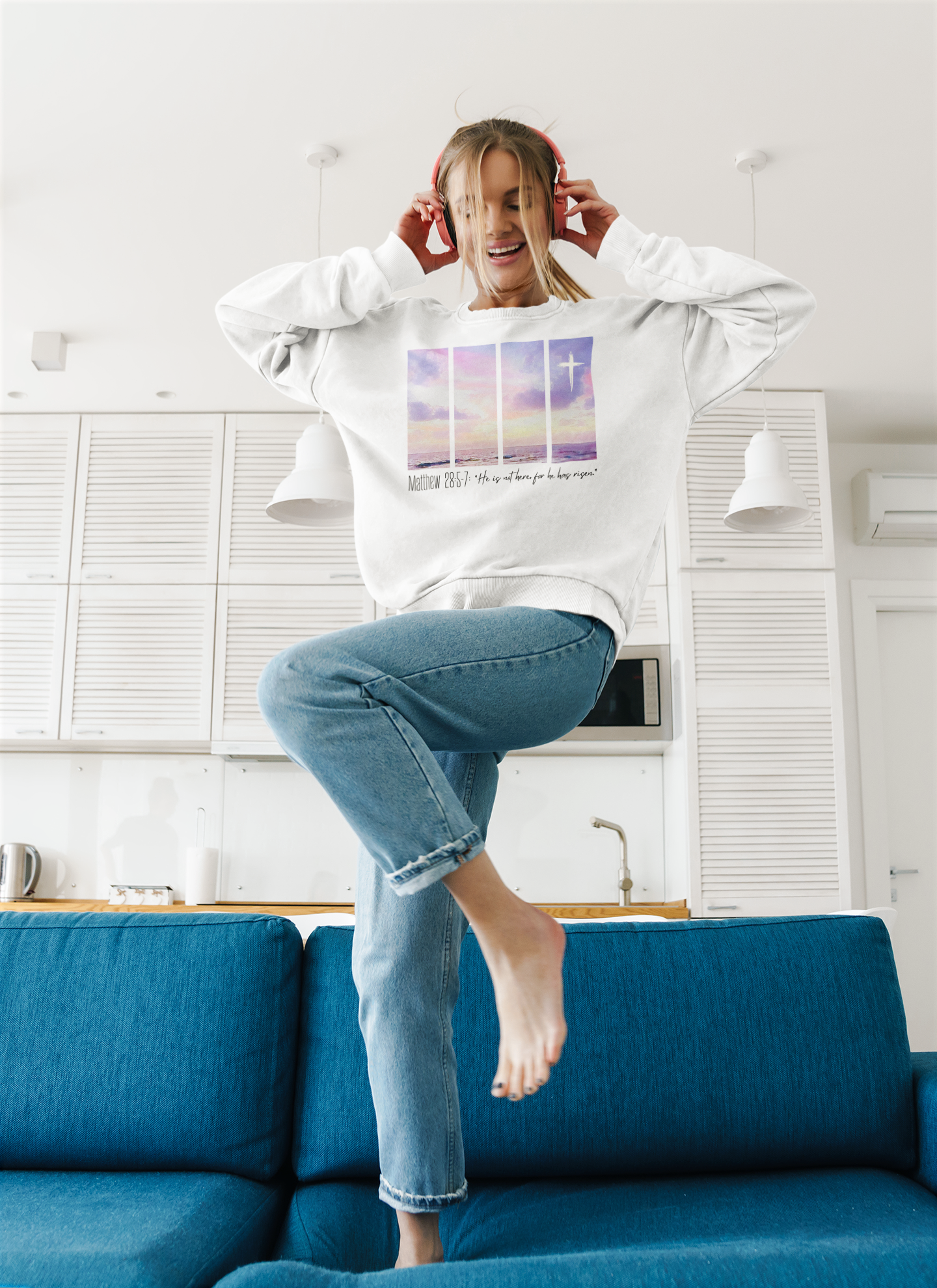 Easter "He is Risen" Crewneck | Holiday Fits