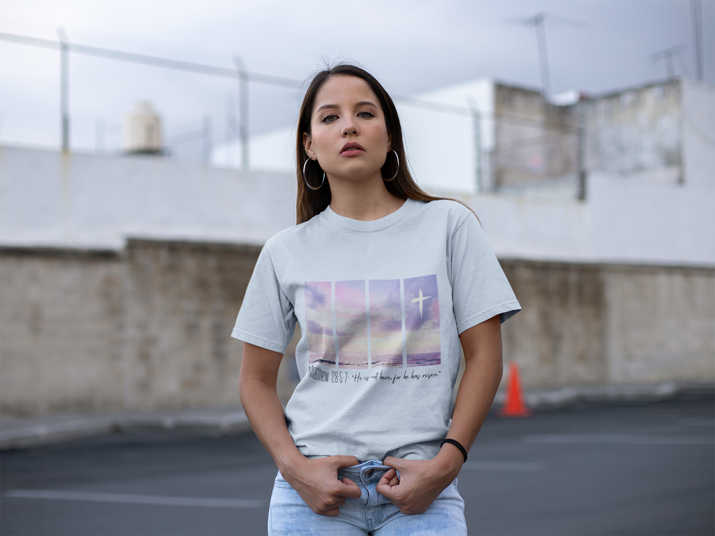 Easter "He is Risen" tee | Holiday Fits