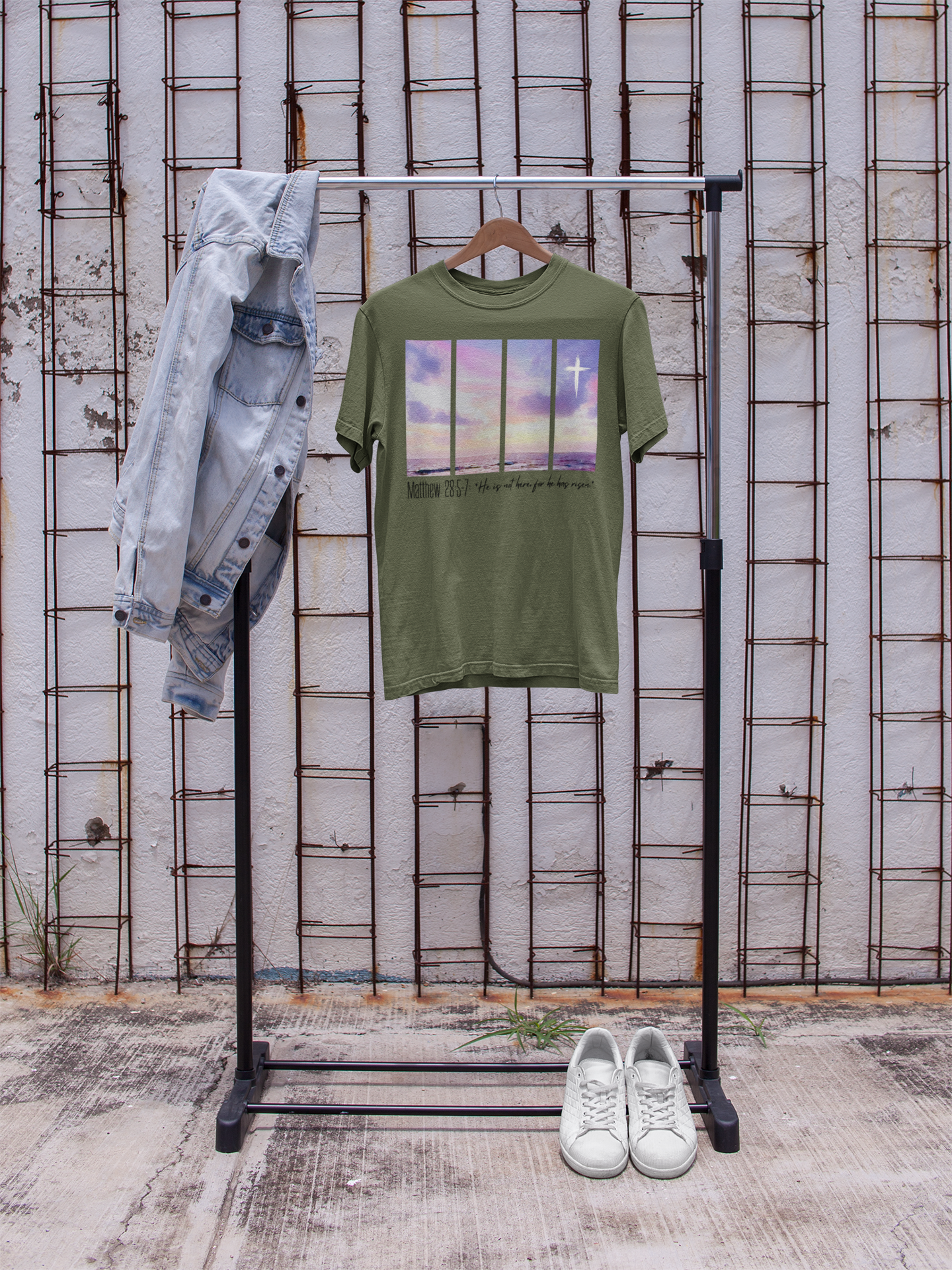 Easter "He is Risen" tee | Holiday Fits