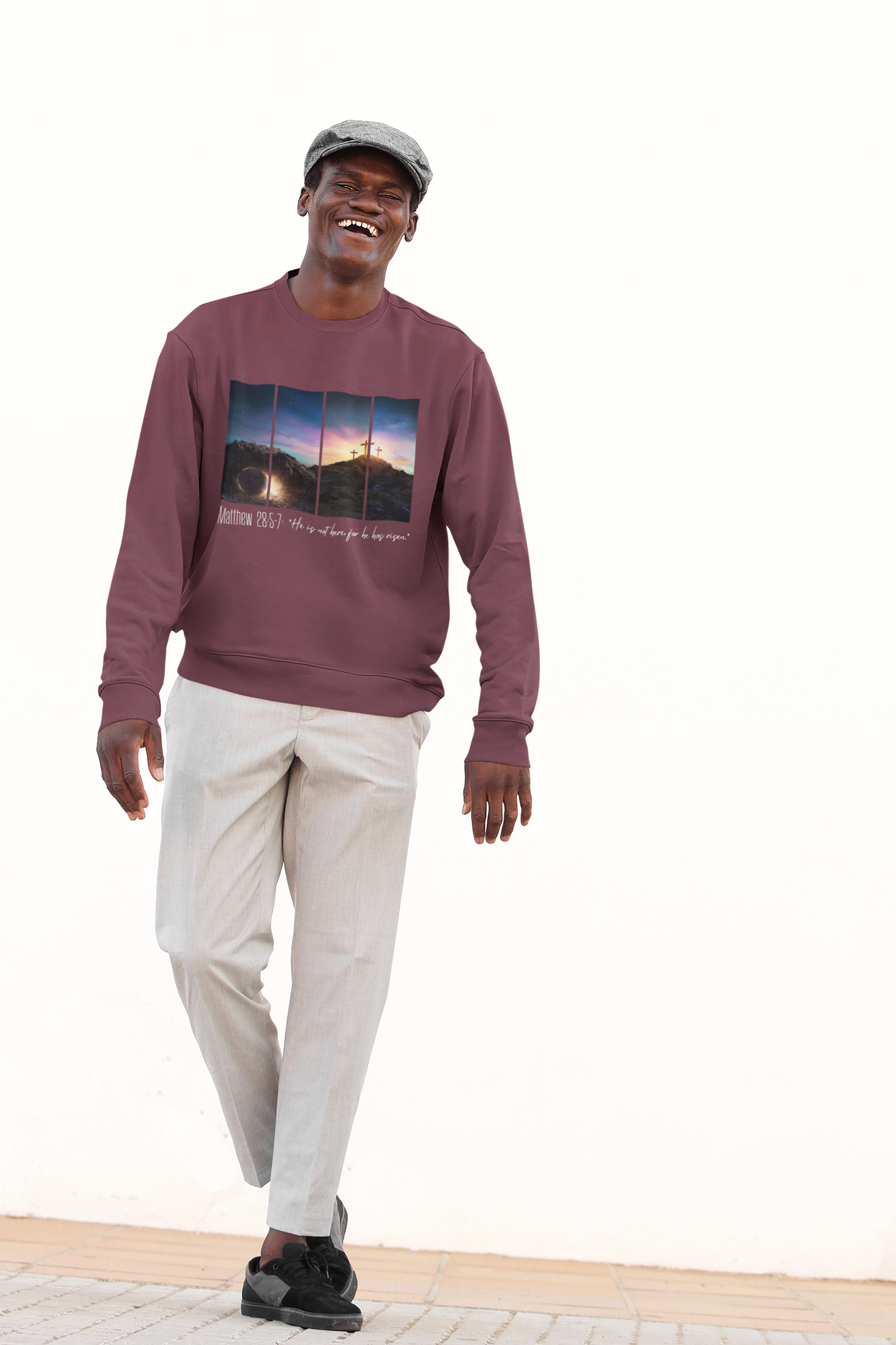 Easter "He is Risen" Crewneck | Holiday Fits