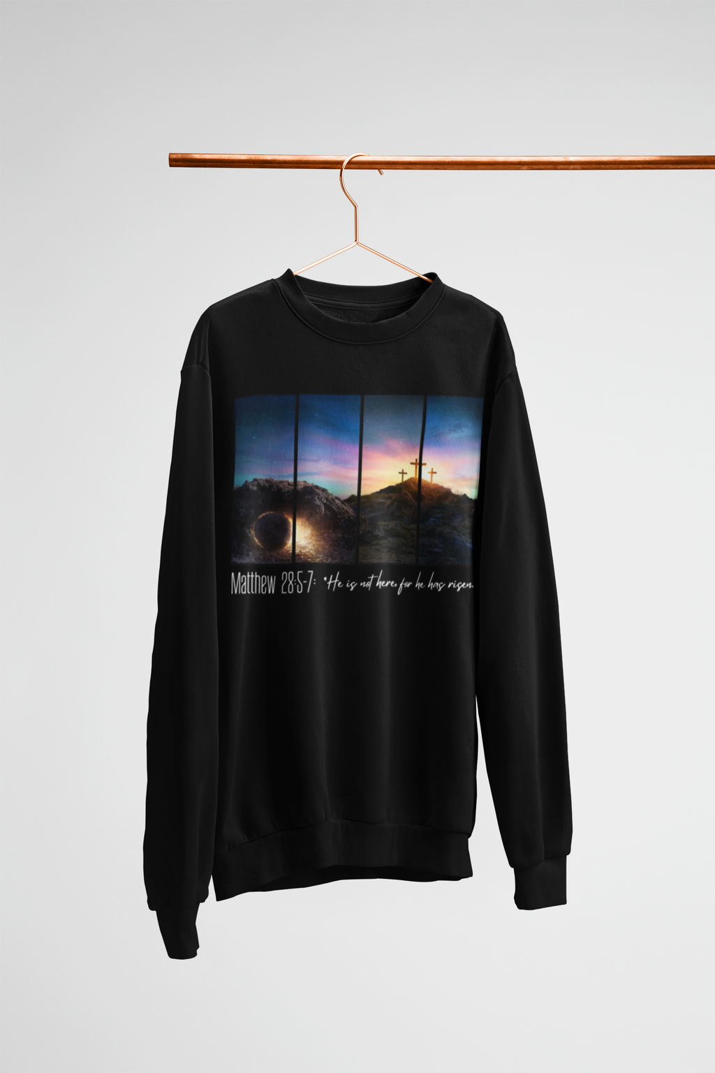 Easter "He is Risen" Crewneck | Holiday Fits