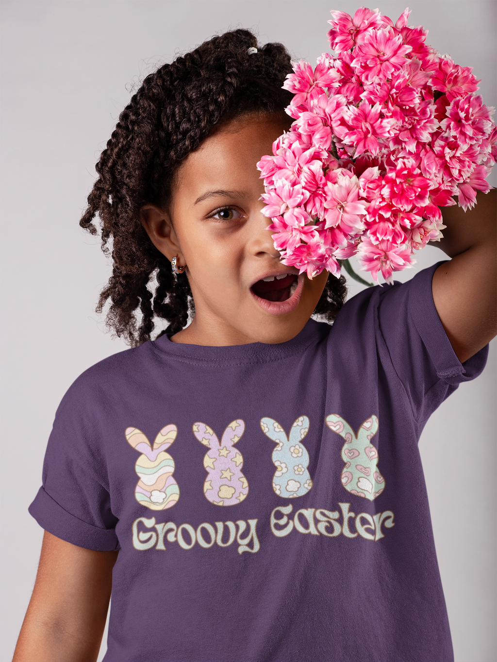 Groovy Easter Kids tee | Holiday Fits