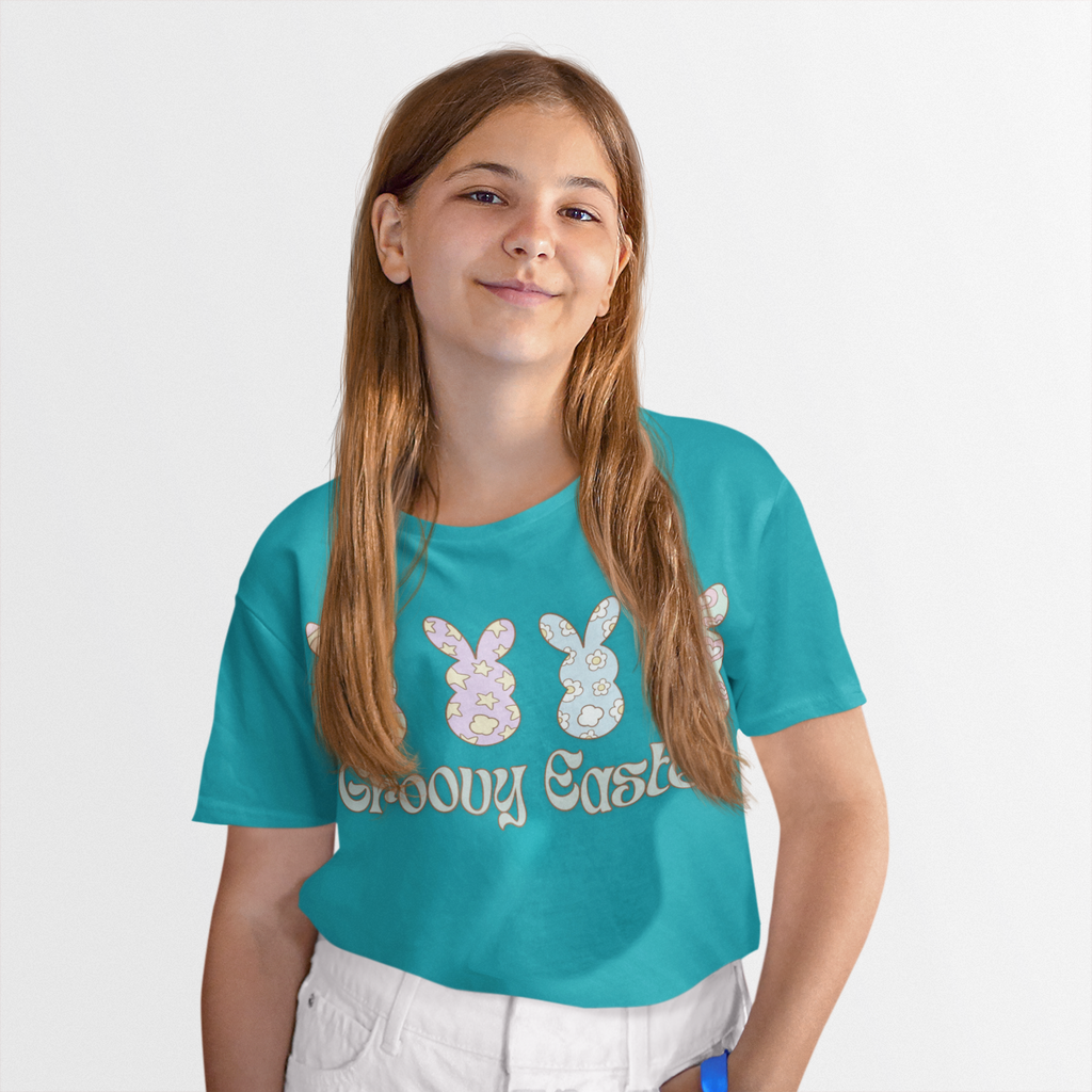 Groovy Easter Kids tee | Holiday Fits