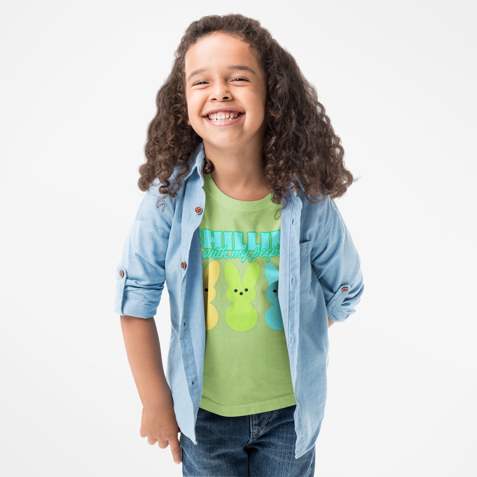 Chillin' With My Peeps Kids tee | Holiday Fits