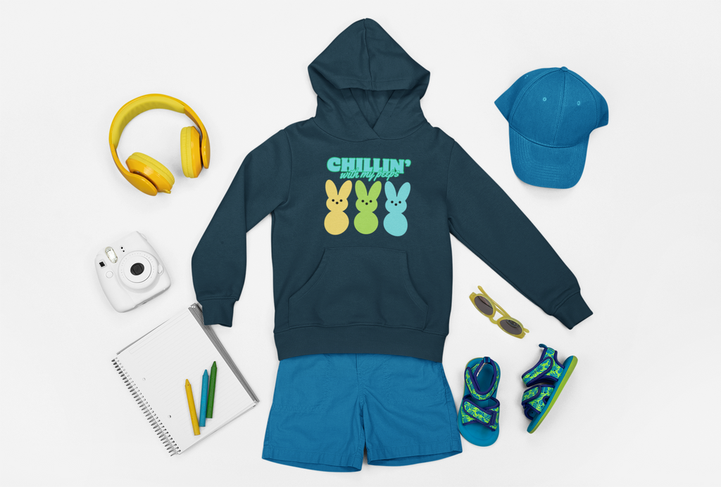 "Chillin' with My Peeps" Toddler Hoodie | Holiday Fits