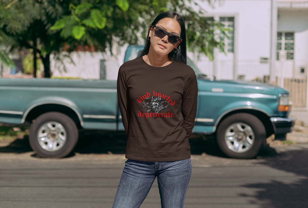 Kind Hearted Degenerate Long Sleeve | Statement Wear