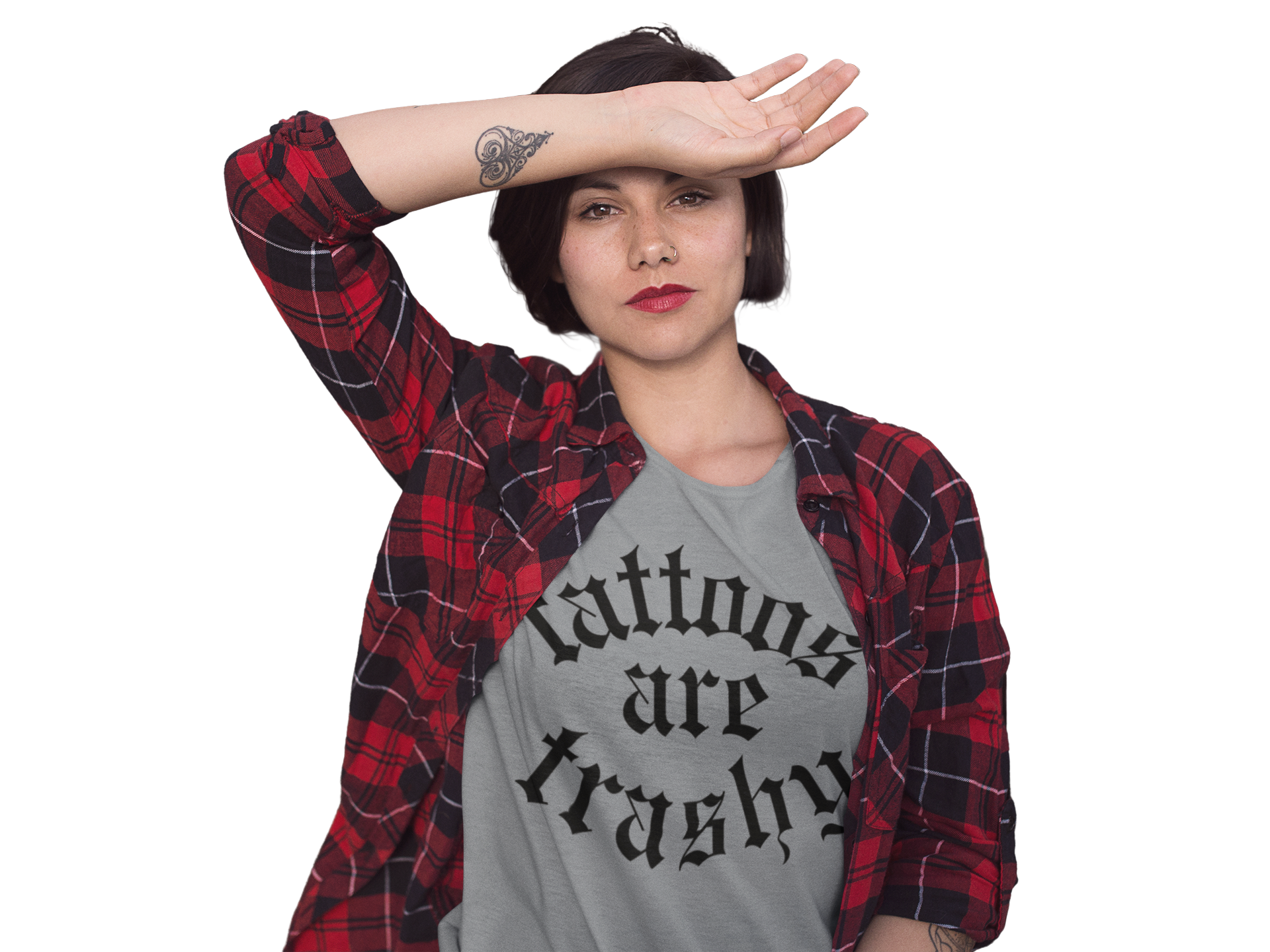 Tattoos are Trashy tee | Statement Wear