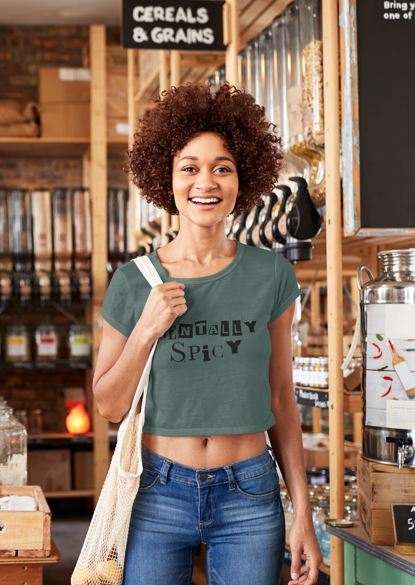 Mentally Spicy Crop Top | Statement Wear