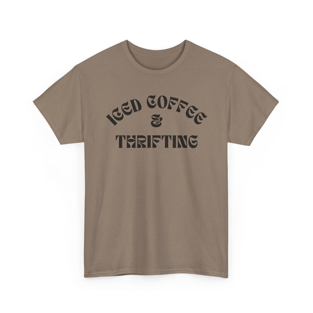Iced Coffee & Thrifting Tee | Statement Wear