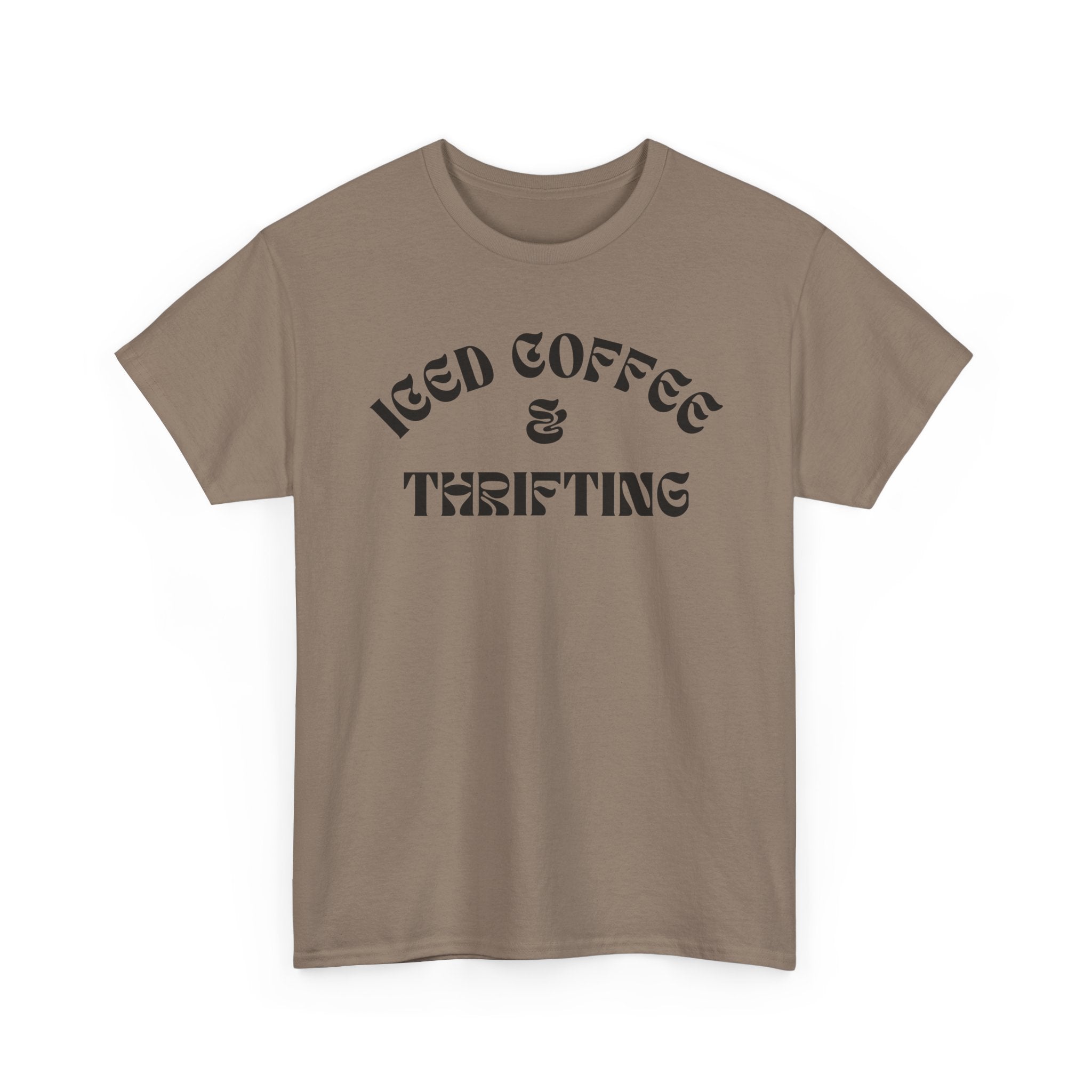 Iced Coffee & Thrifting Tee | Statement Wear