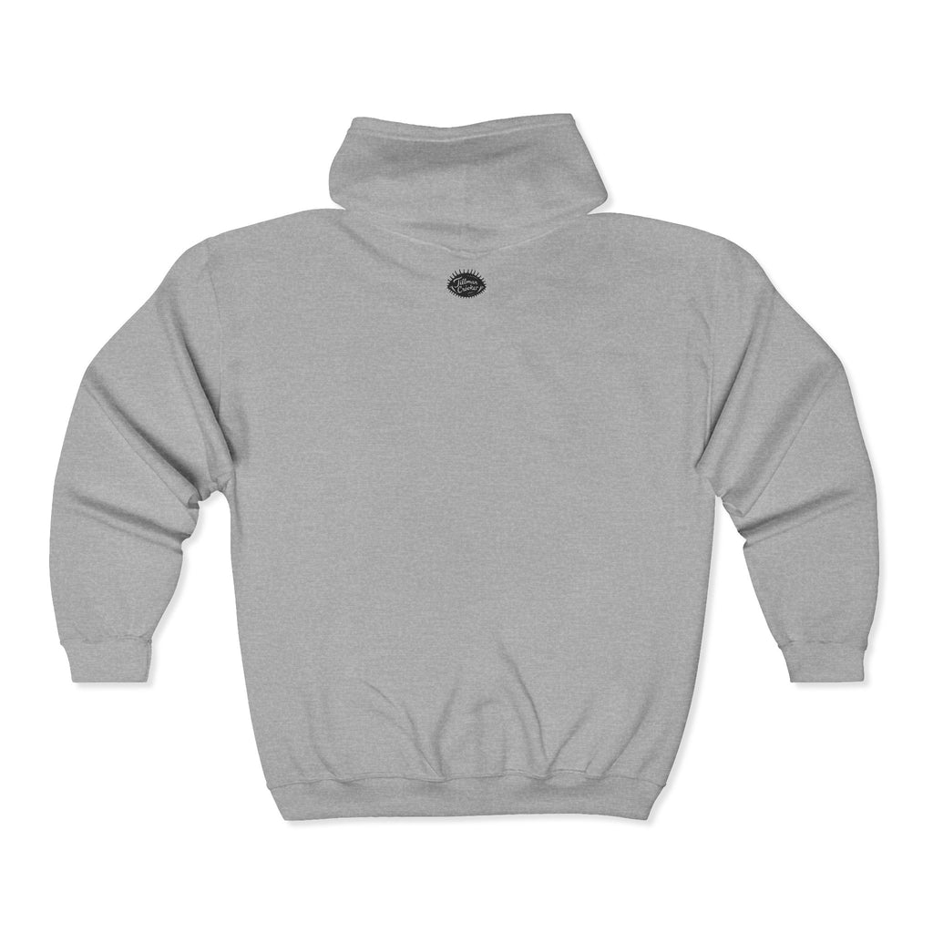 Metal Zip-up Embroidered Hoodie | Tillman Street Wear
