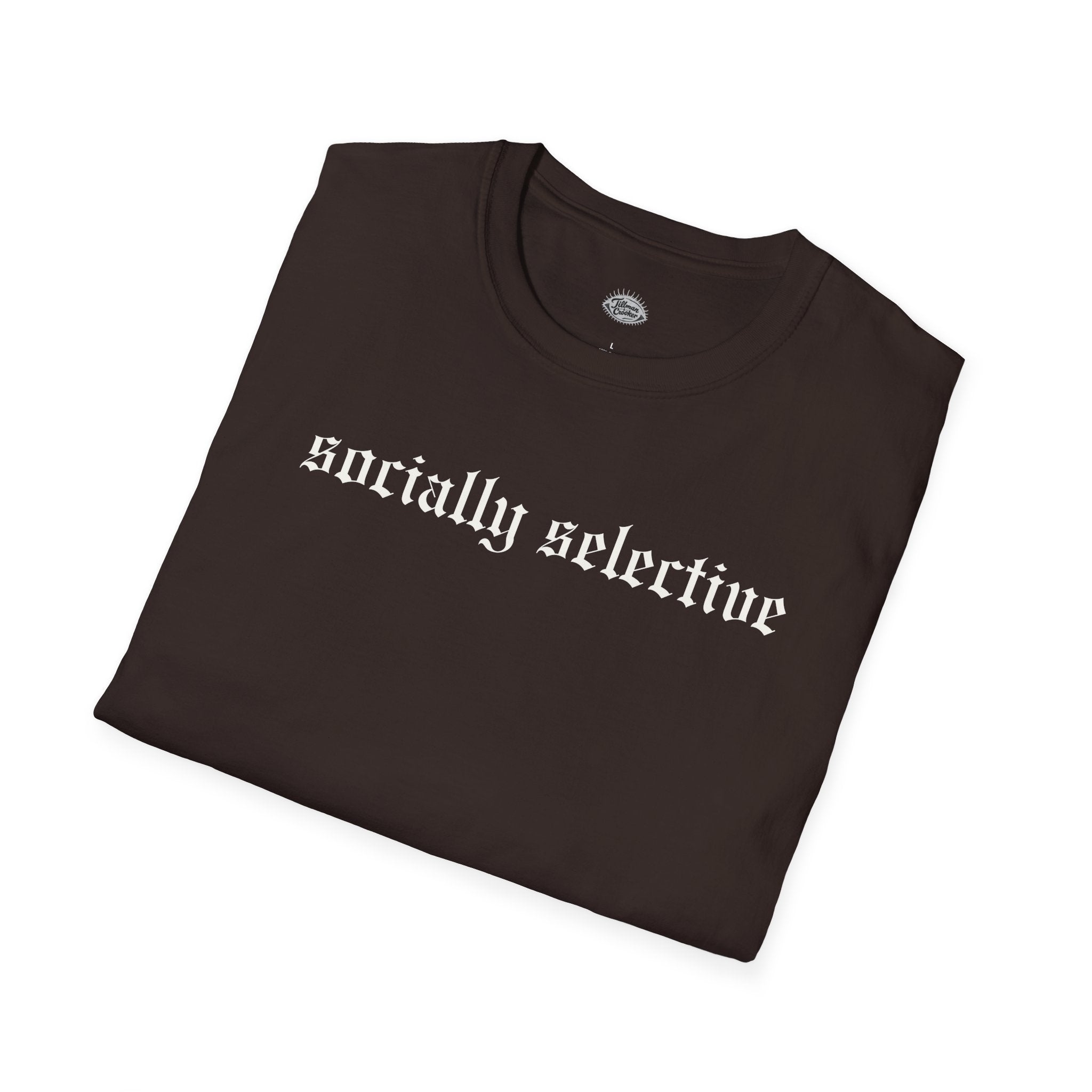 Socially Selective Tee | Statement Wear