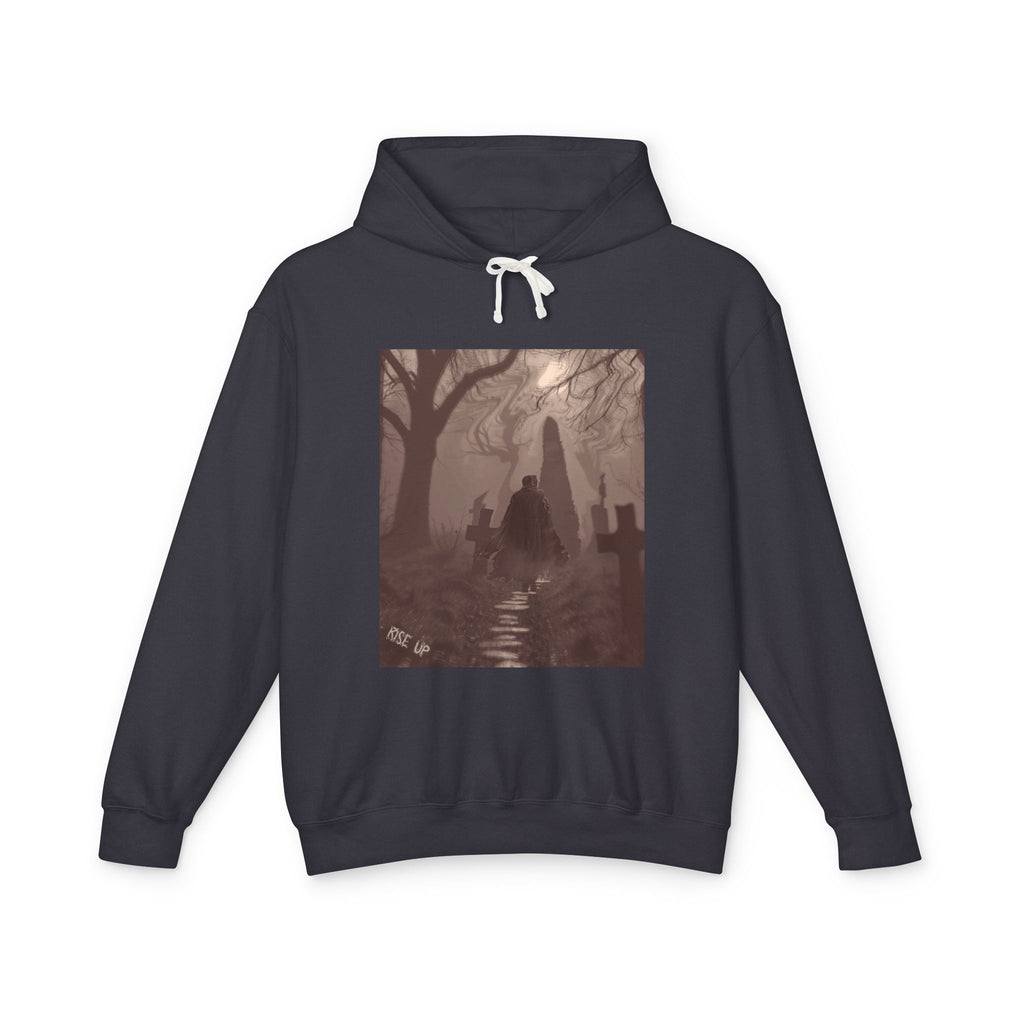 Foggy Cemetery Graphic Hoodie | Rise Up Active Wear