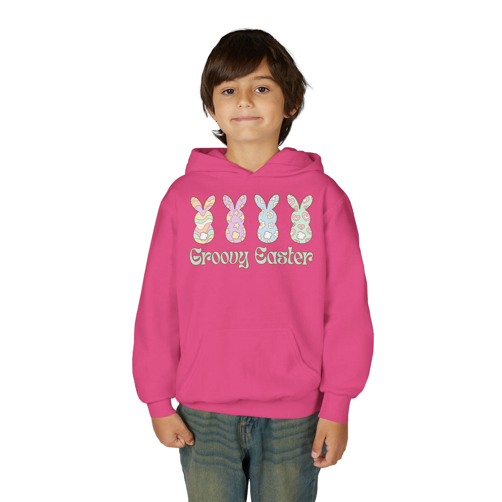 Groovy Easter Youth Hoodie | Holiday Fits