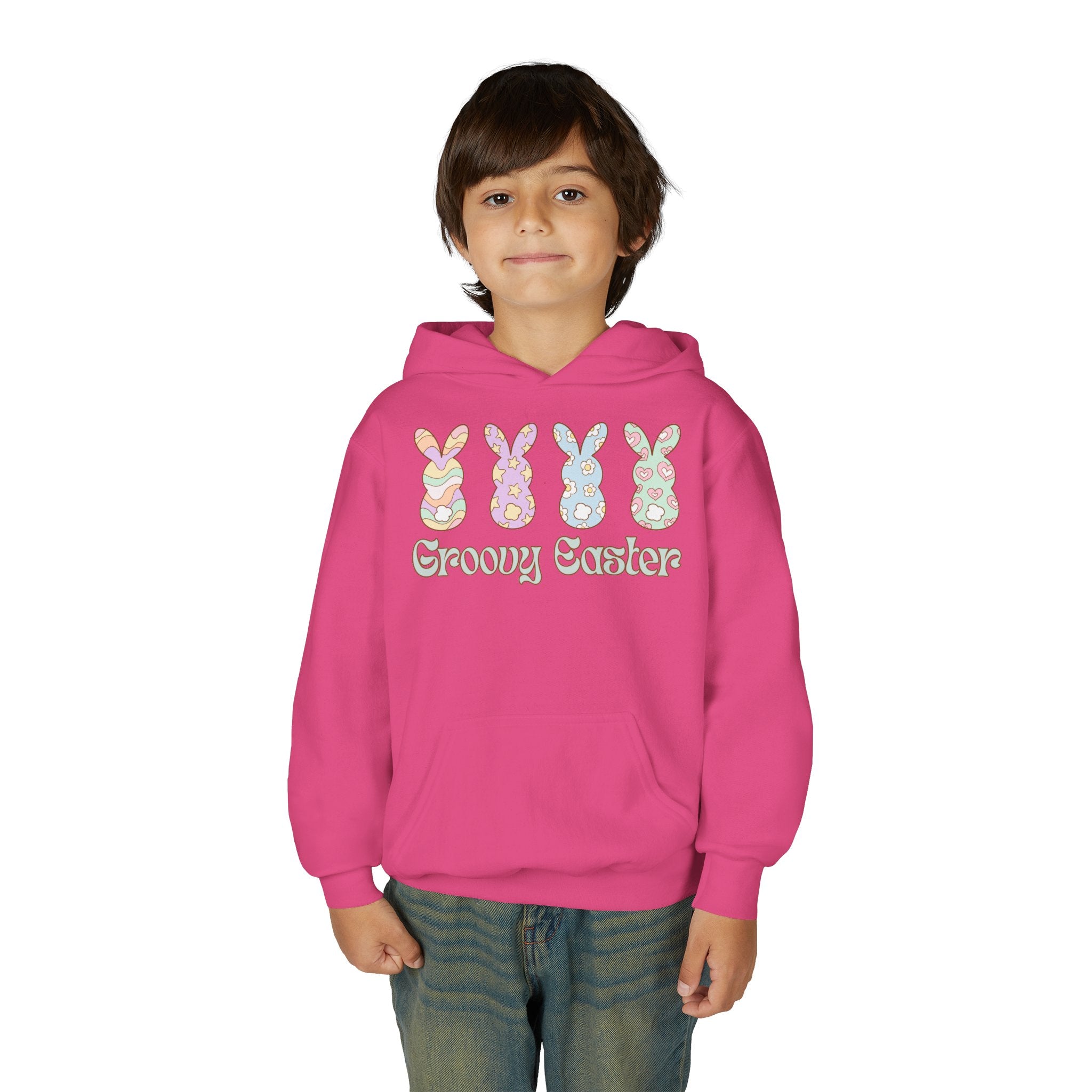 Groovy Easter Youth Hoodie | Holiday Fits
