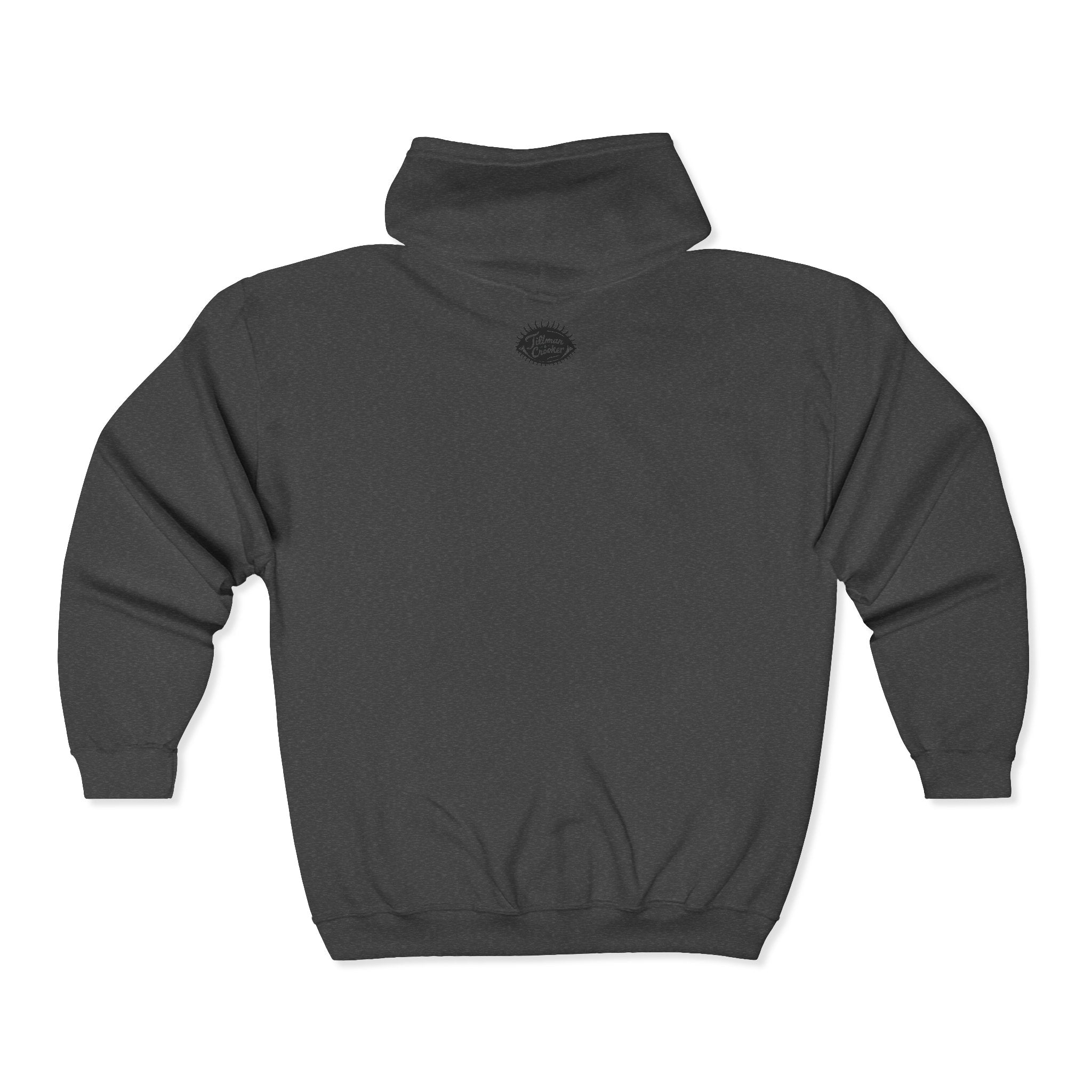 Metal Zip-up Embroidered Hoodie | Tillman Street Wear
