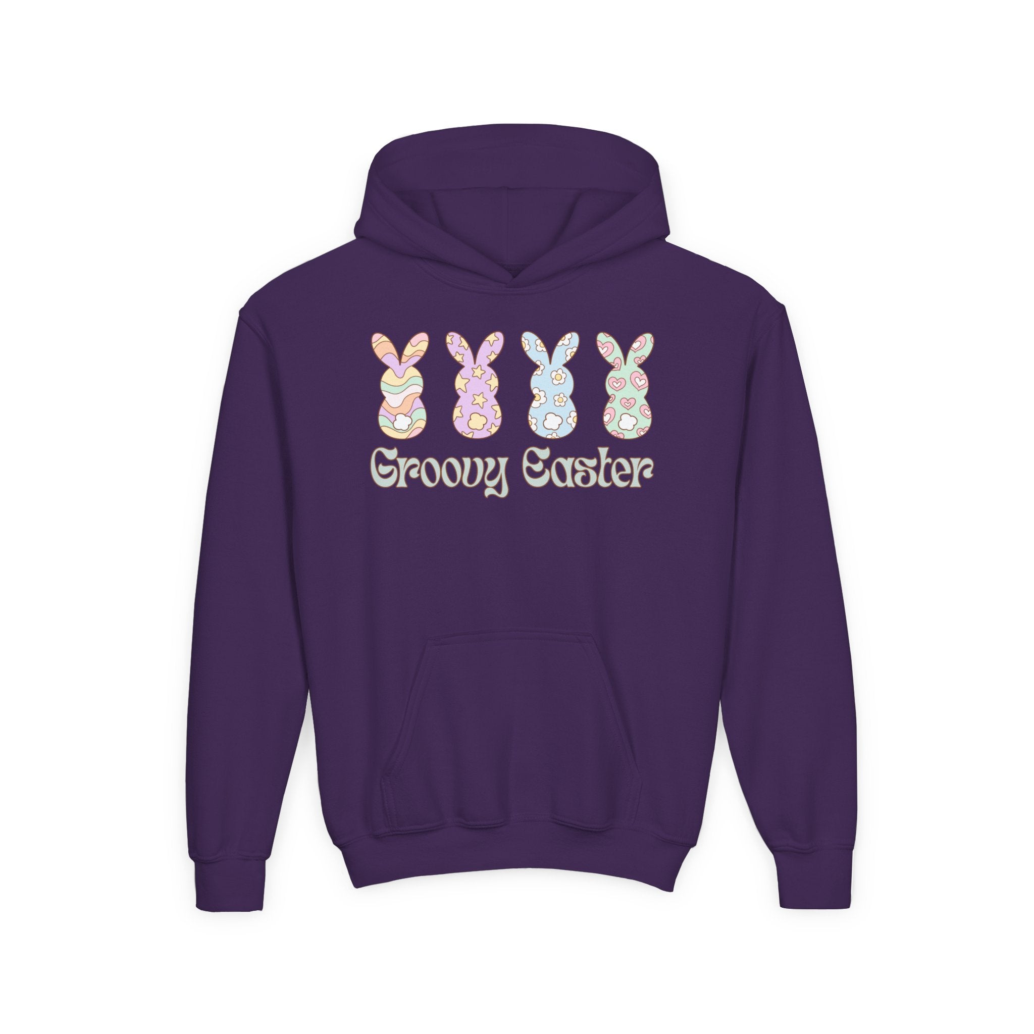 Groovy Easter Youth Hoodie | Holiday Fits