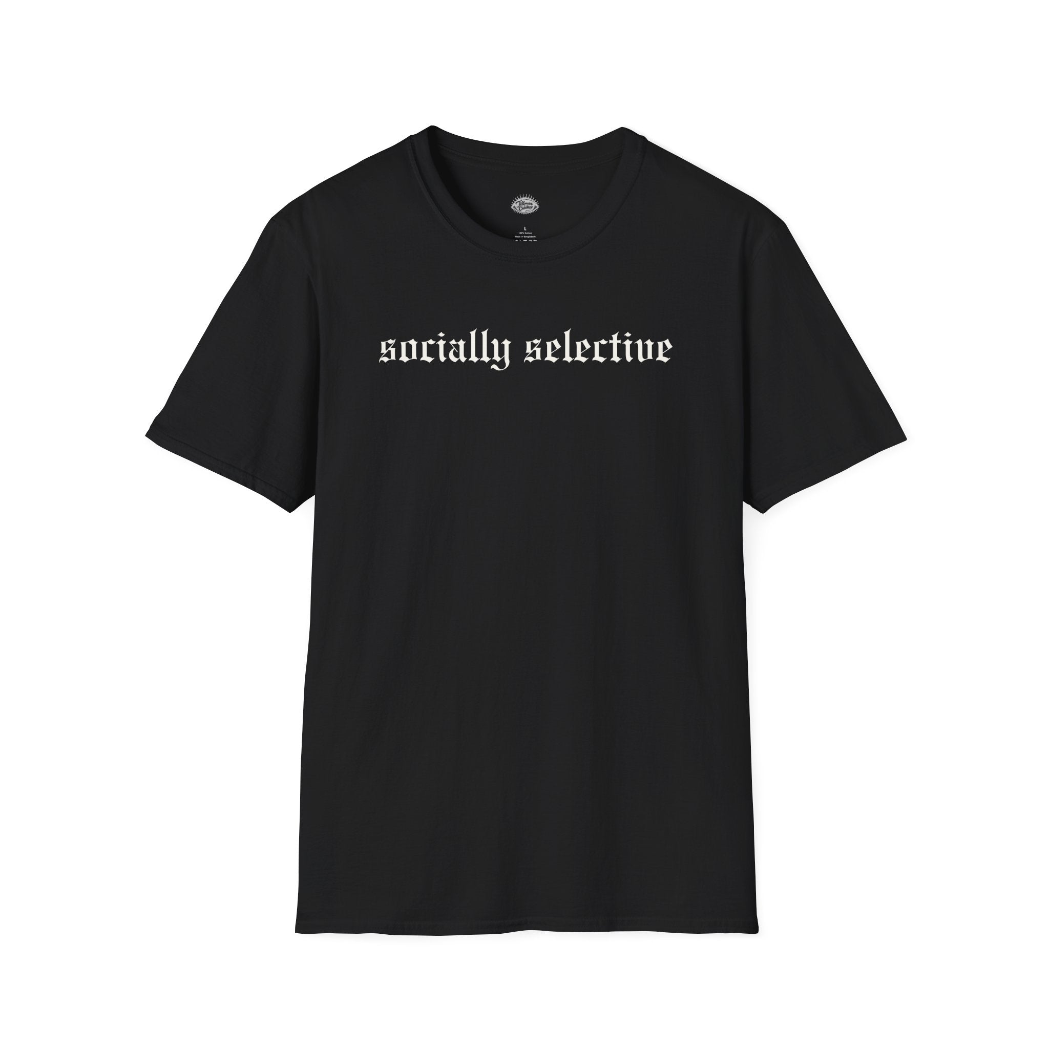 Socially Selective Tee | Statement Wear