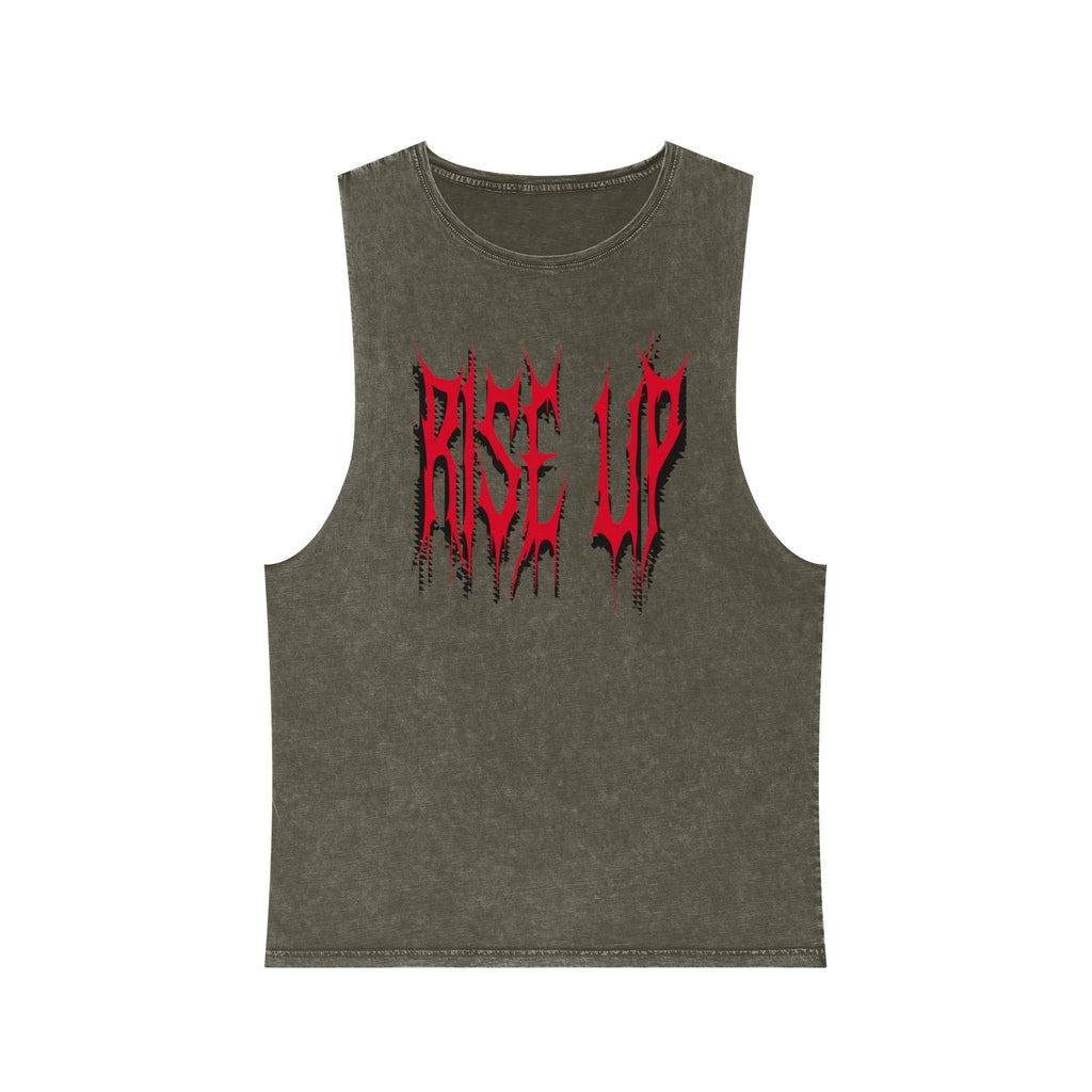Rise Up Stonewash Tank Top | Rise Up Active Wear