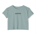 Anxious Crop Top | Statement Wear