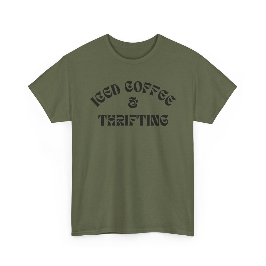 Iced Coffee & Thrifting Tee | Statement Wear