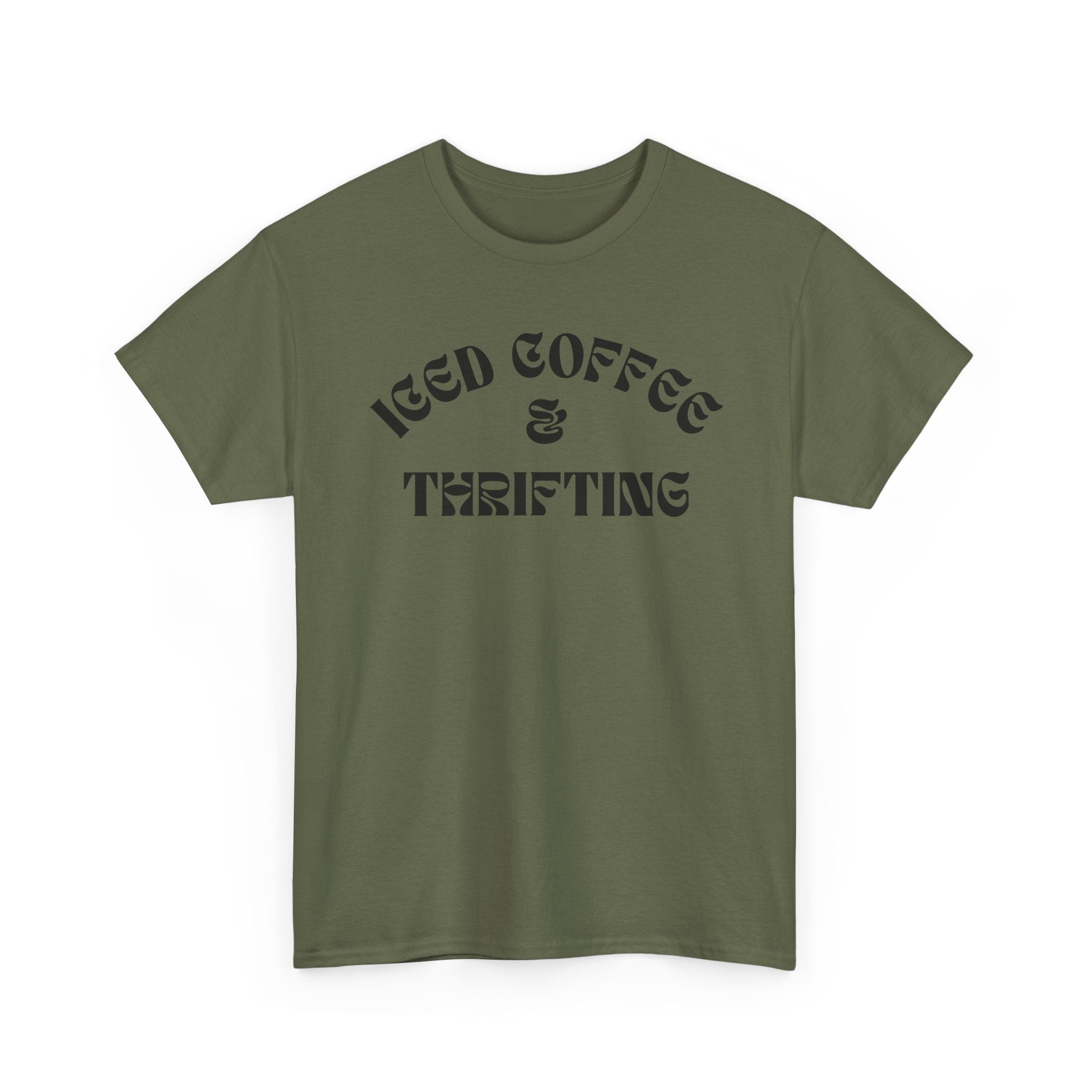Iced Coffee & Thrifting Tee | Statement Wear