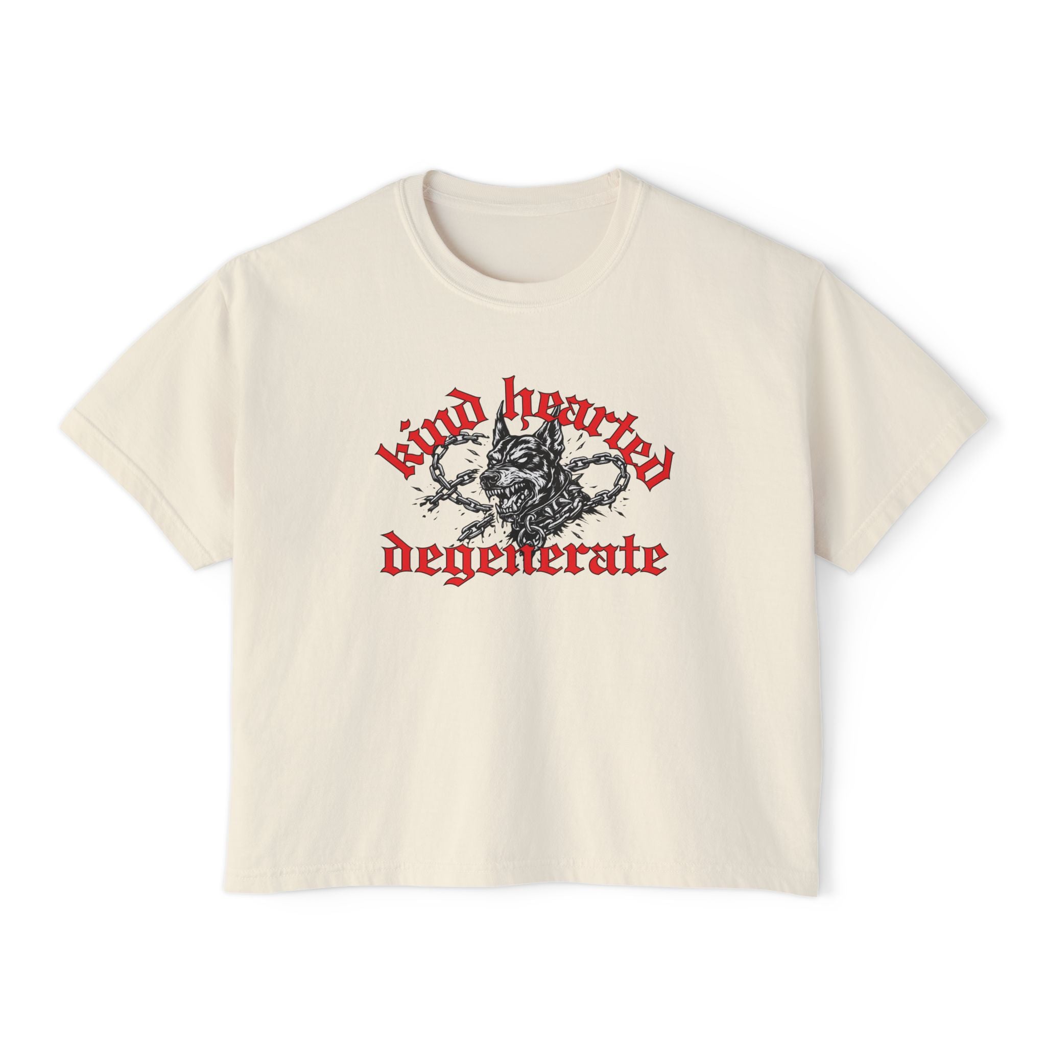 Kind Hearted Degenerate Crop Top | Statement Wear